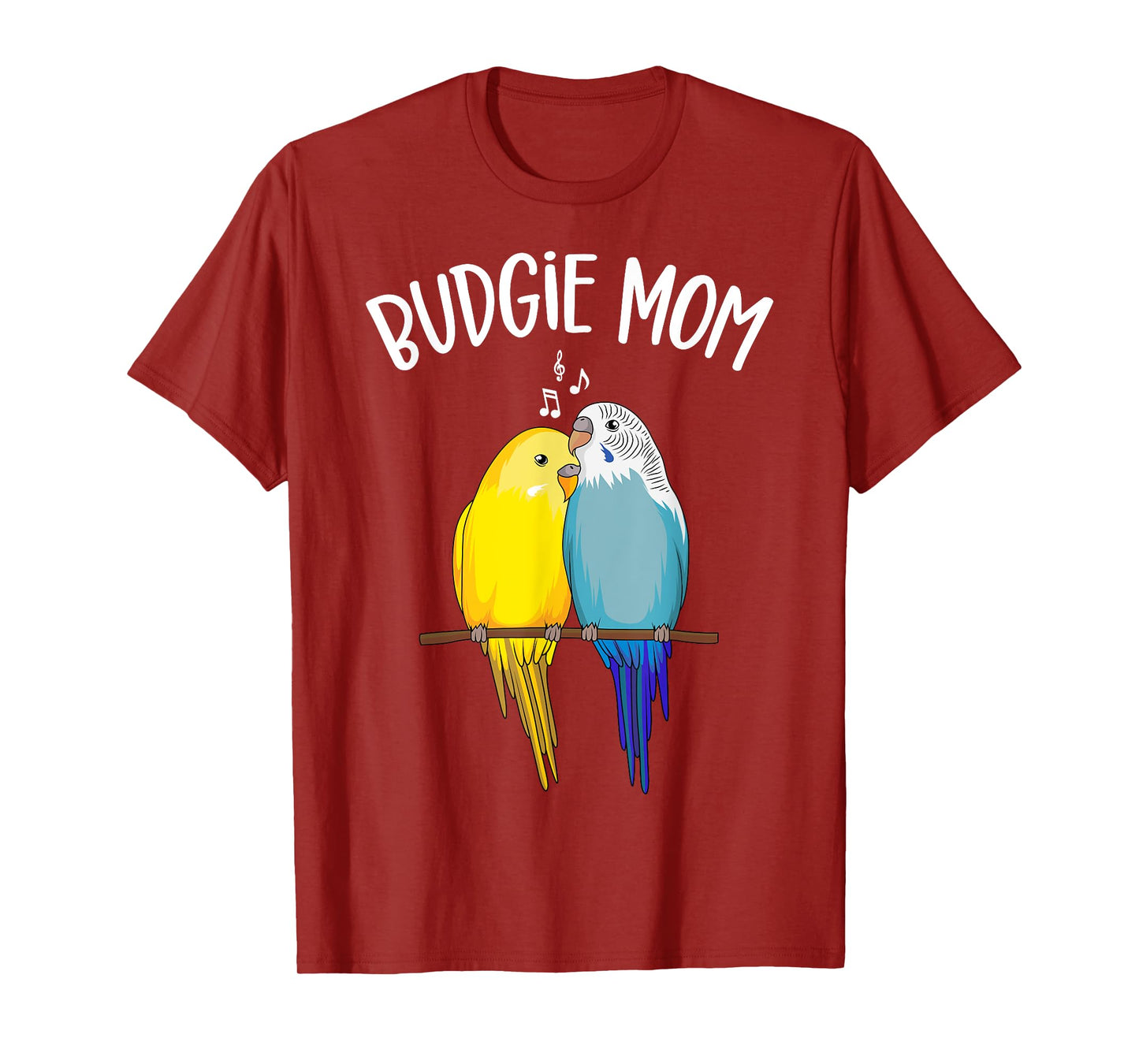 Budgie Mom Parakeet Budgerigar Funny Women T-Shirt