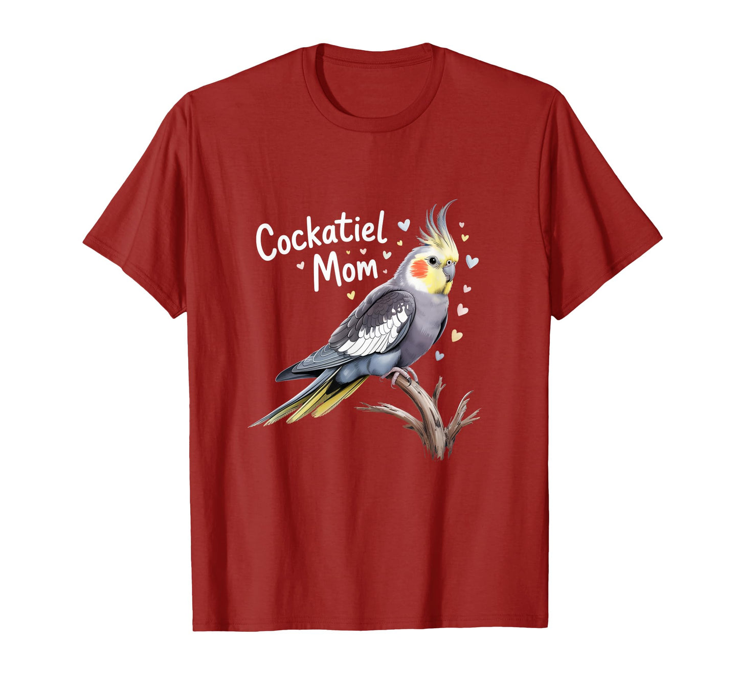 Cockatiel Mom Funny Bird Lover Women T-Shirt