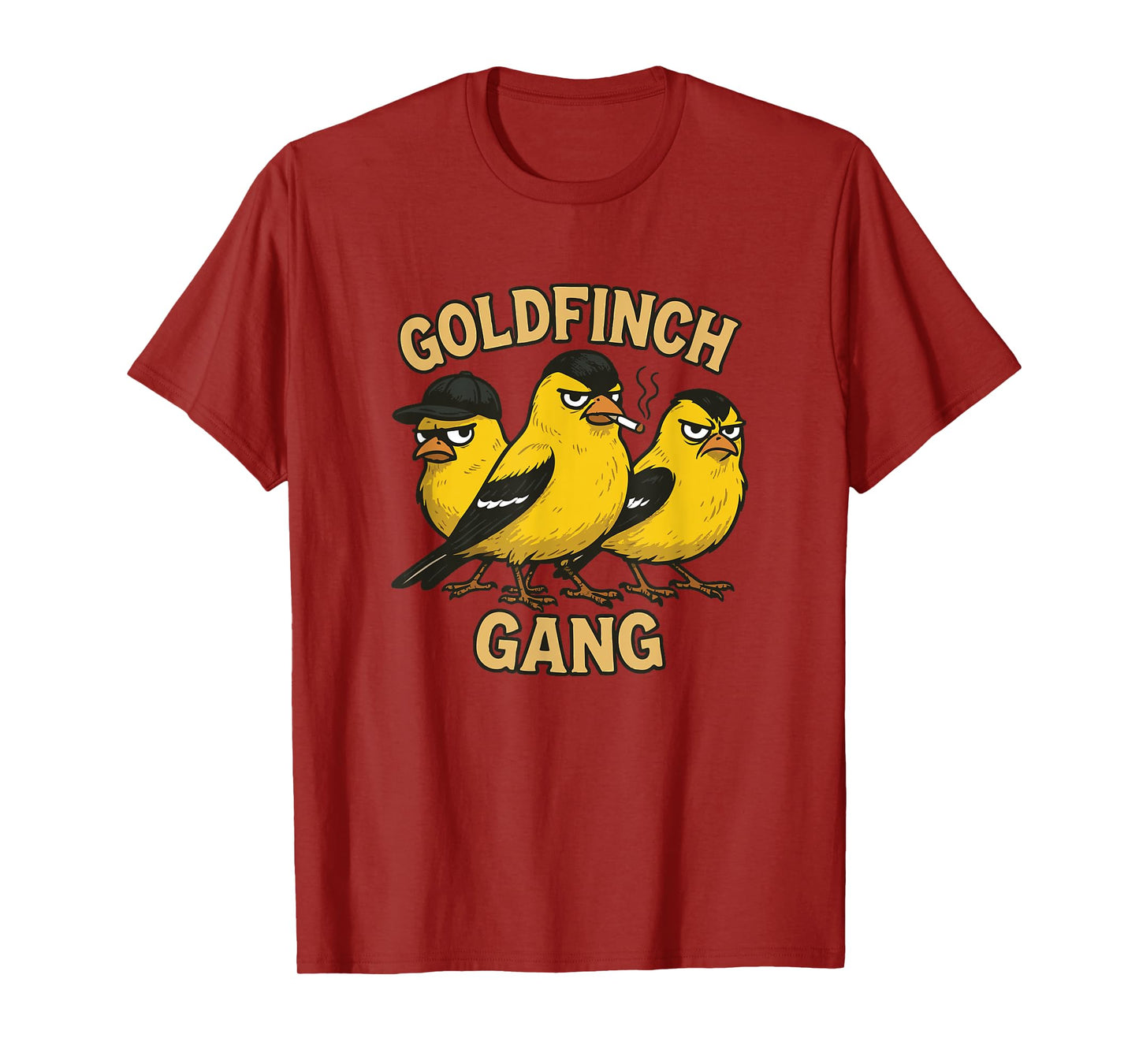 Goldfinch Gang Funny Bird T-Shirt