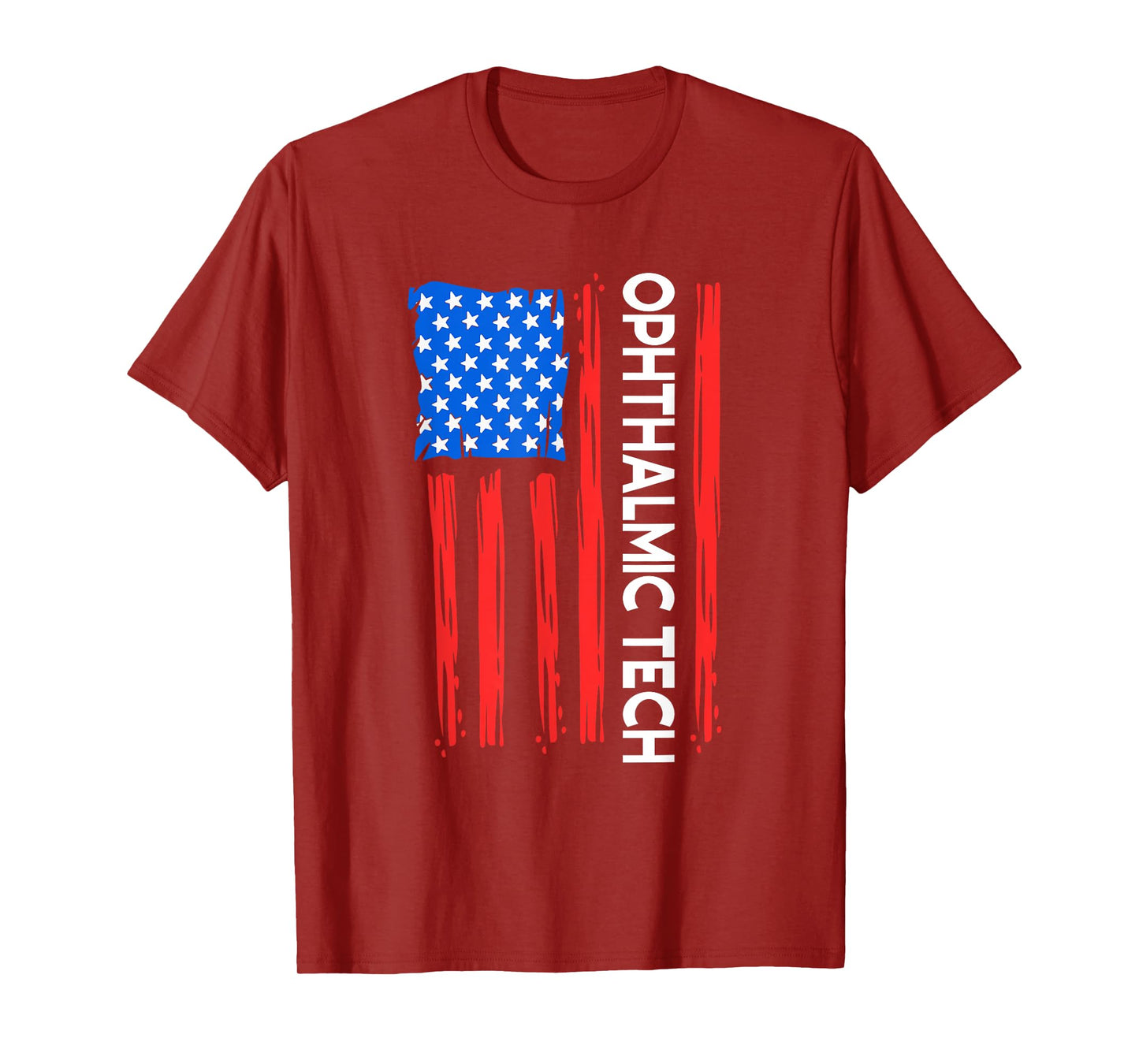 Patriotic Ophthalmic Technician Women Men T-Shirt