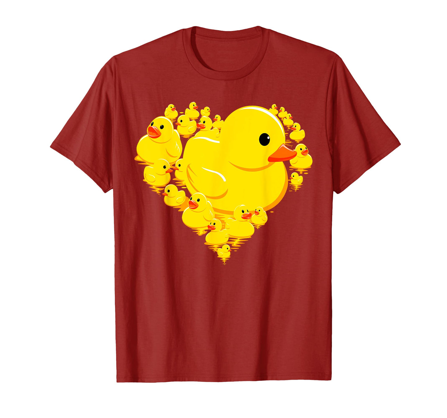 Funny Rubber Duck Hearts Quack Ducky Valentine's Day Gifts T-Shirt