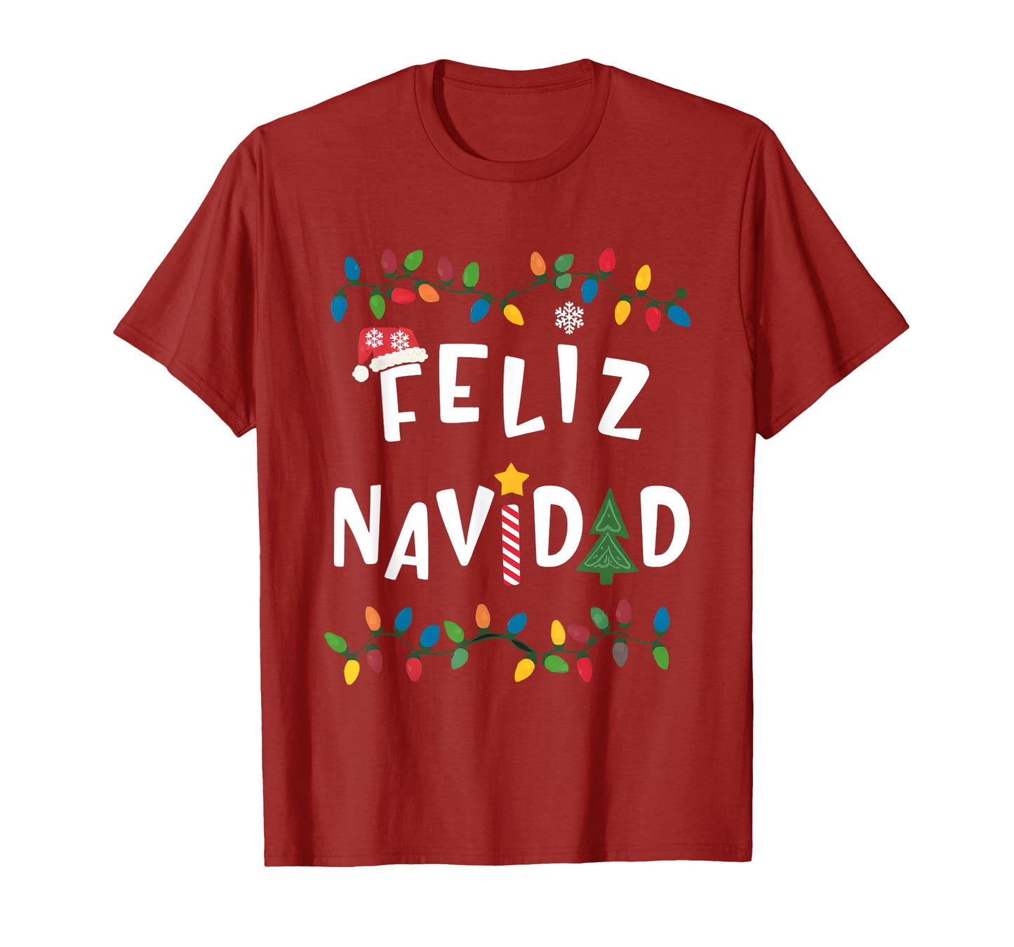 Feliz Navidad Shirt Funny Mexican Christmas in Spanish Xmas T-Shirt