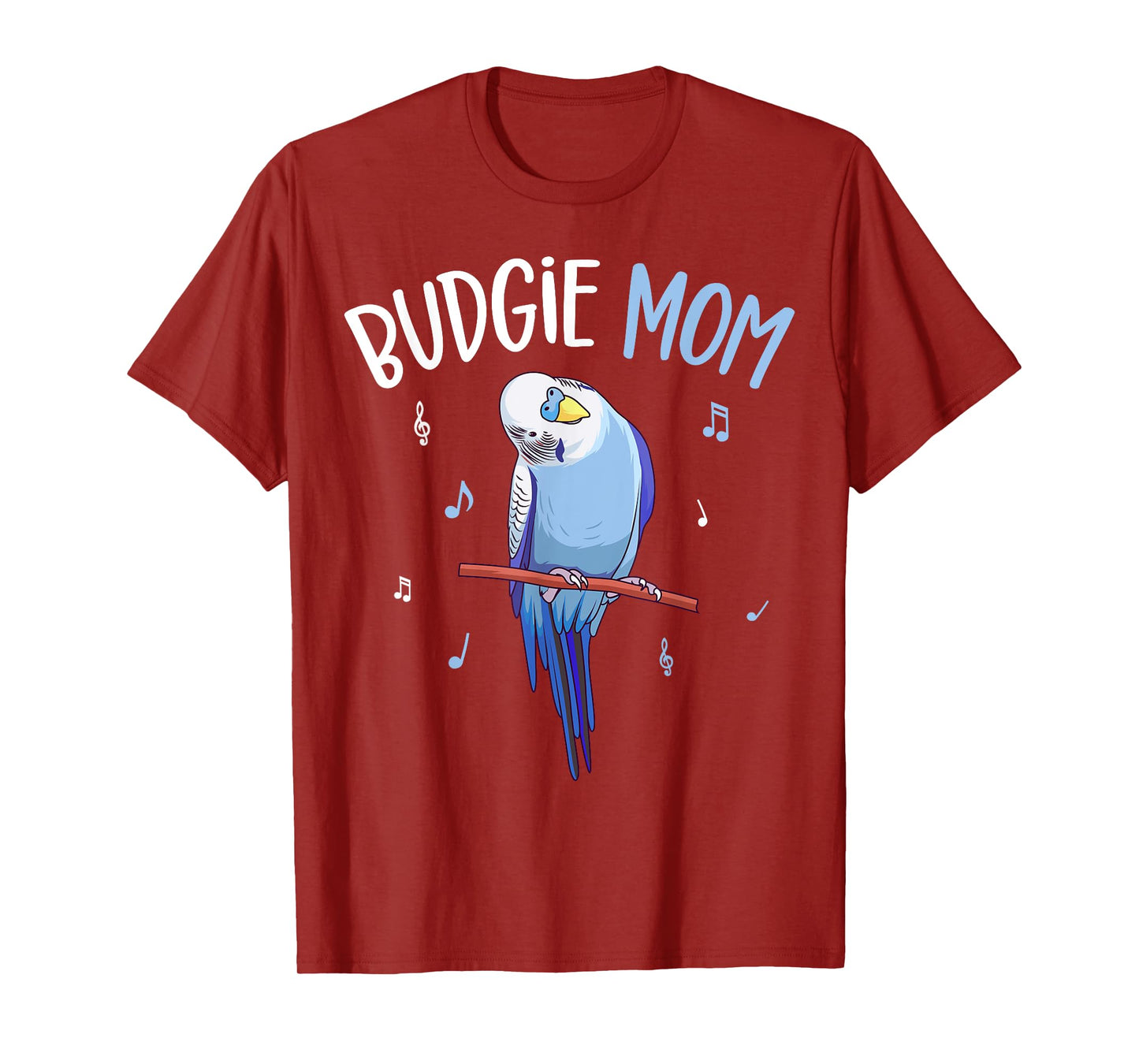 Budgie Mom Parakeet Budgerigar Womens Funny T-Shirt