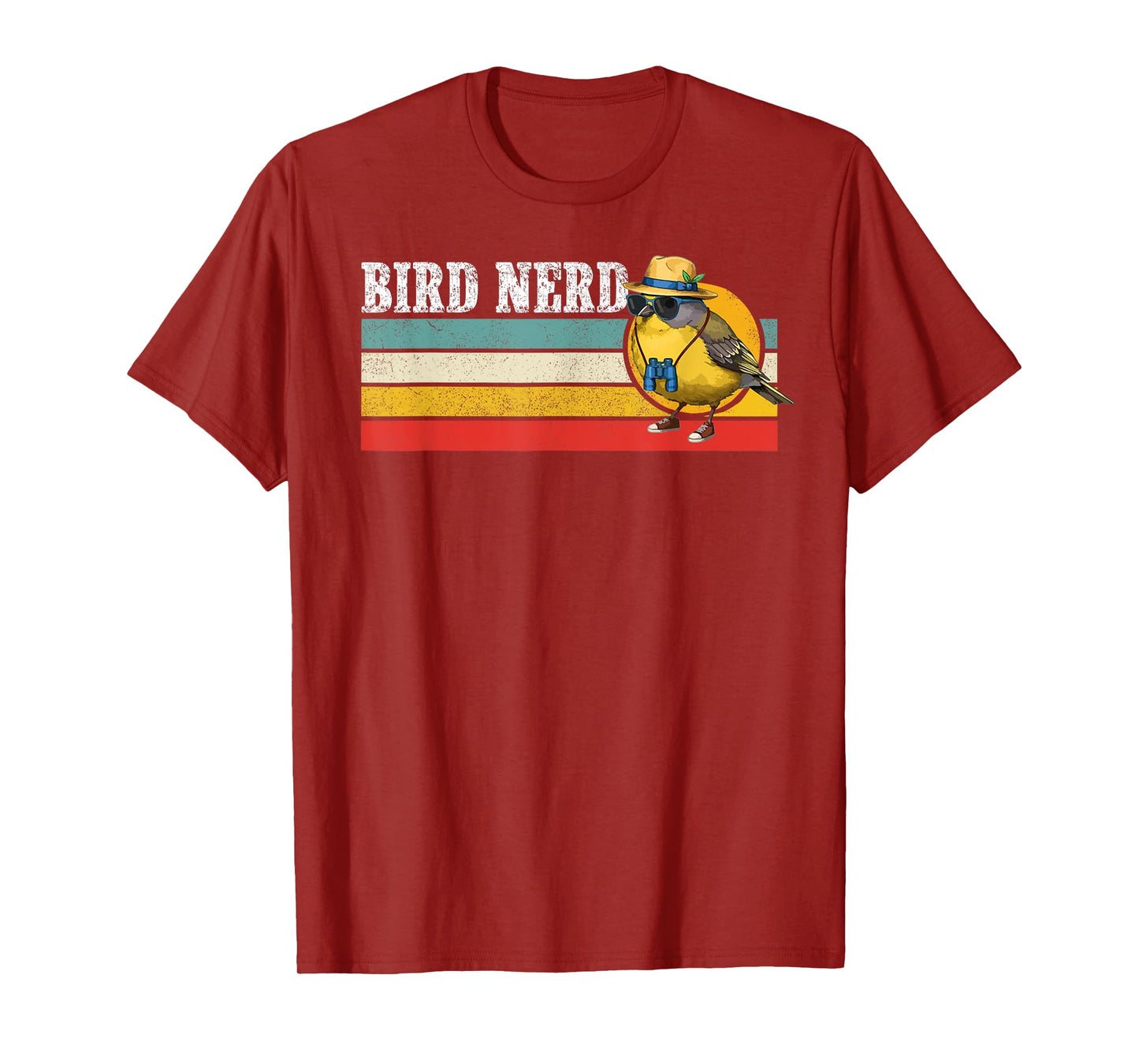 Bird Nerd Vintage Bird Lover Birding Funny Bird Watching T-Shirt