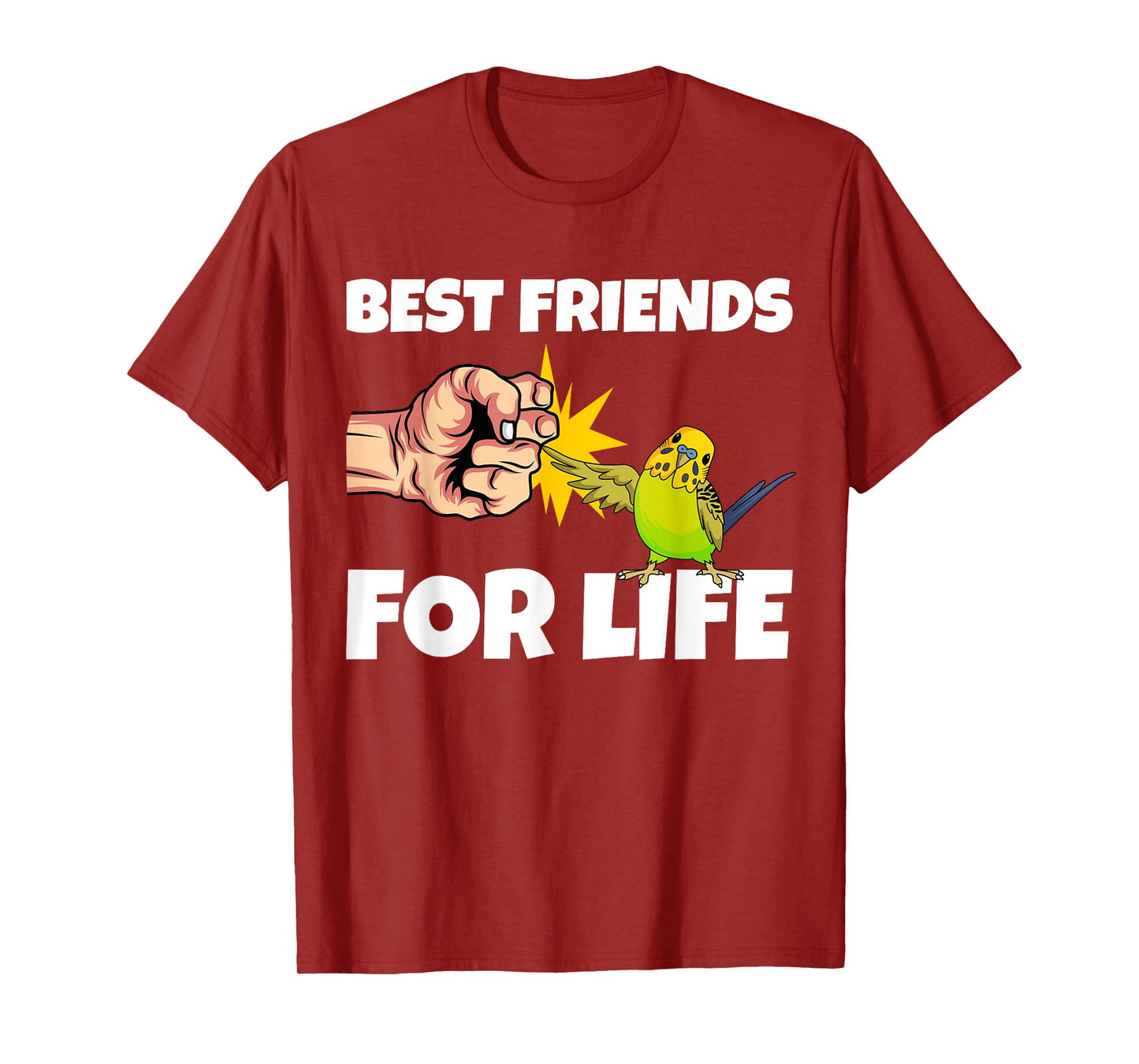 Budgie Best Friends for Life Parakeet Budgerigar Gift T-Shirt
