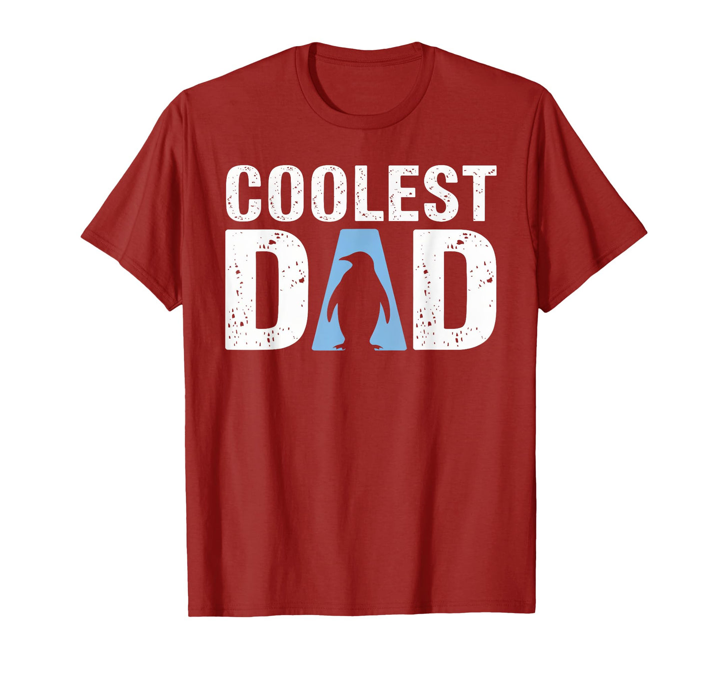 Penguin Coolest Dad Father's Day Funny Daddy Family Matching T-Shirt