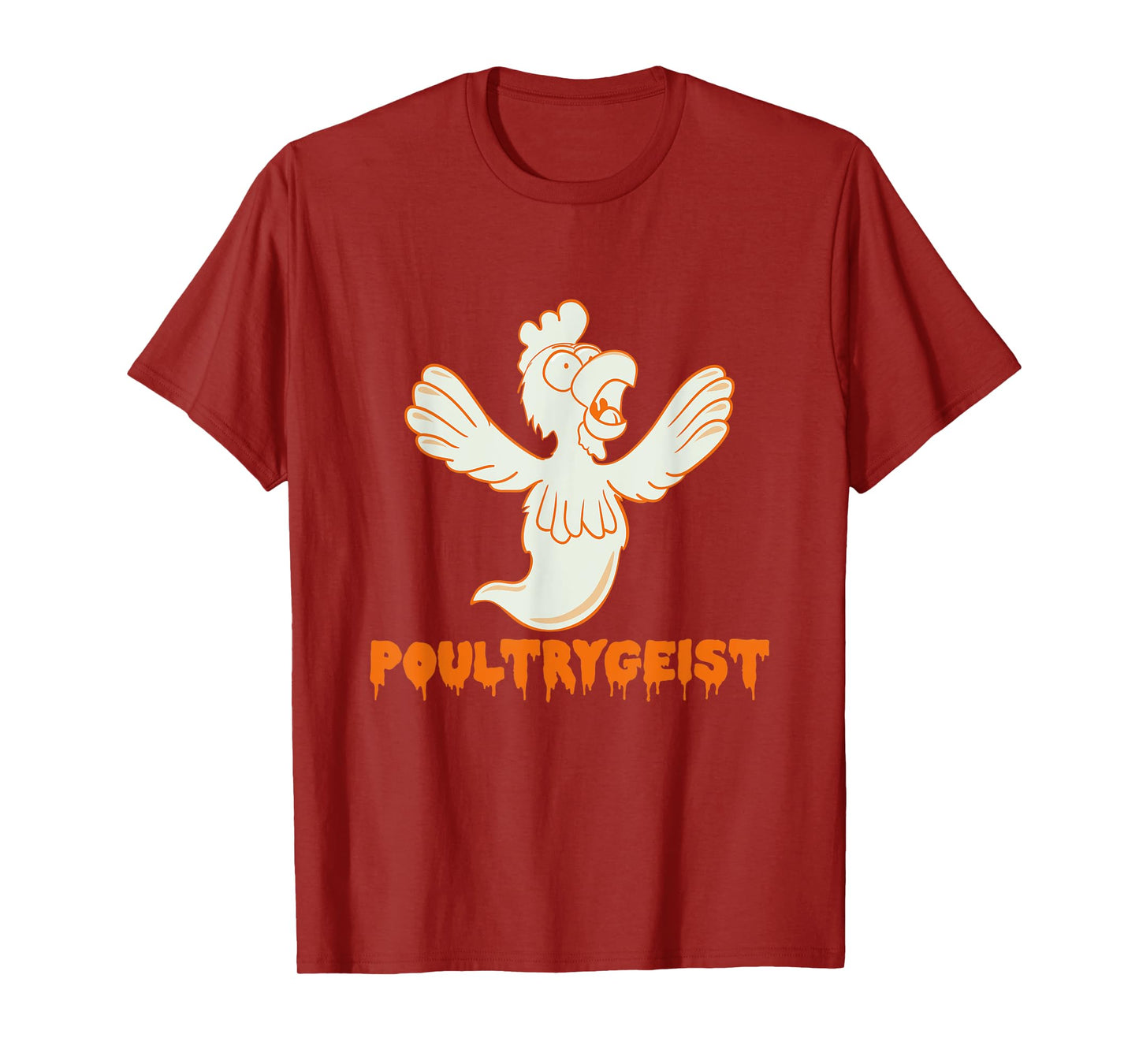 Poultrygeist Funny Chicken Ghost Pun T-Shirt