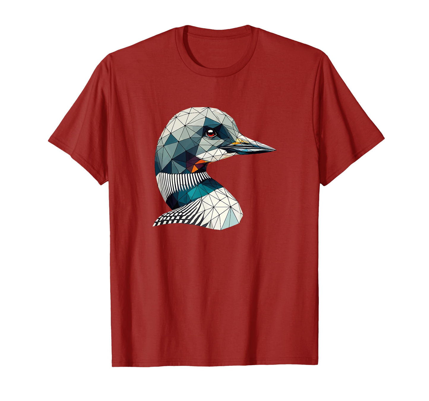 Geometric Art Common Loon T-Shirt