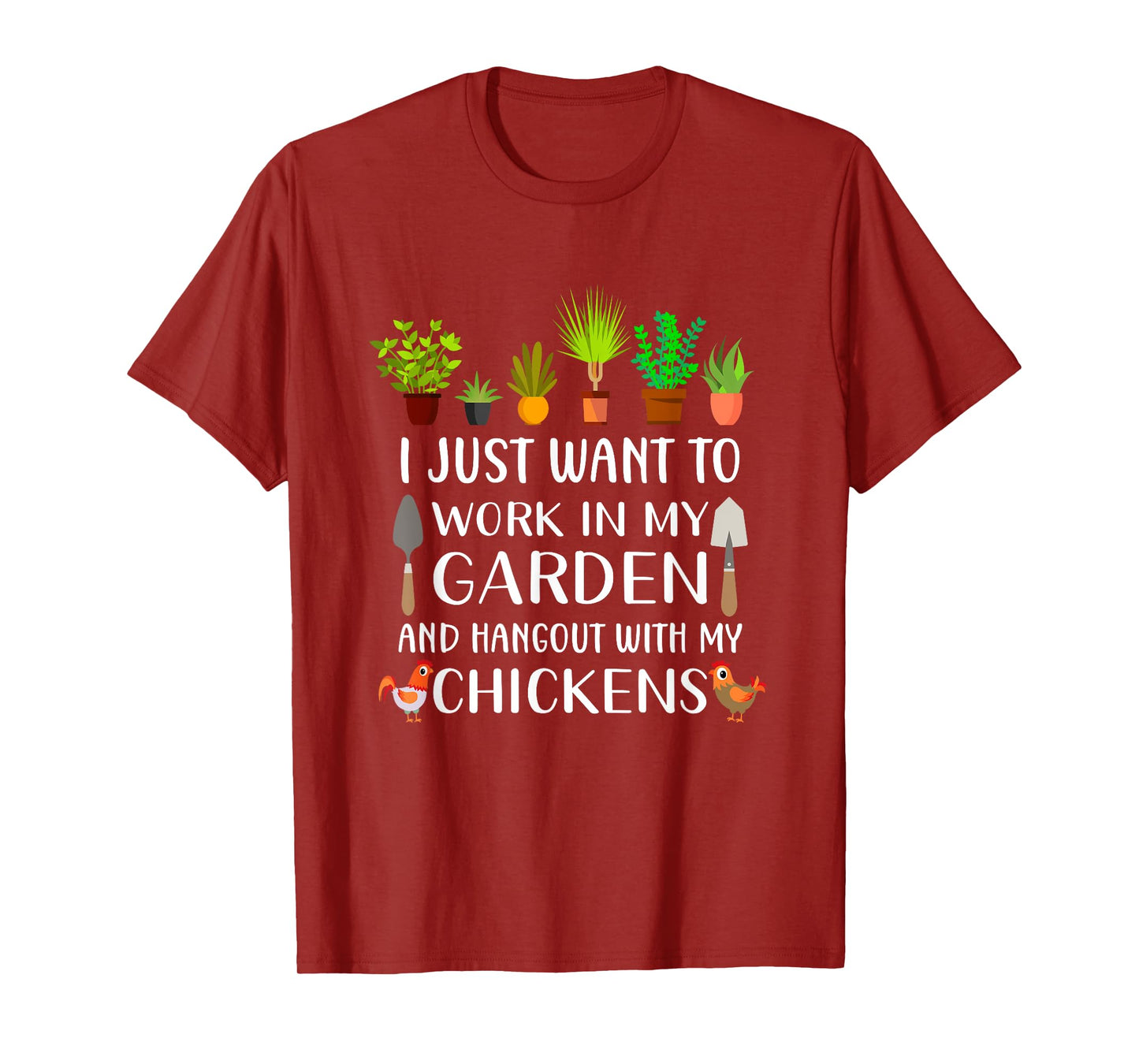 Chicken lover funny gardening shirt for men women, Gardener T-Shirt