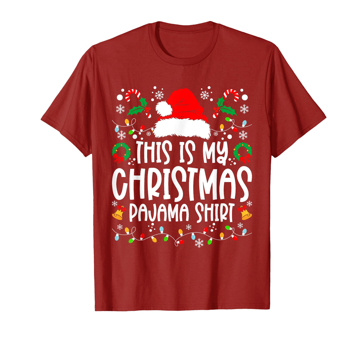 This Is My Christmas Pajama Shirt Family Matching Christmas T-Shirt