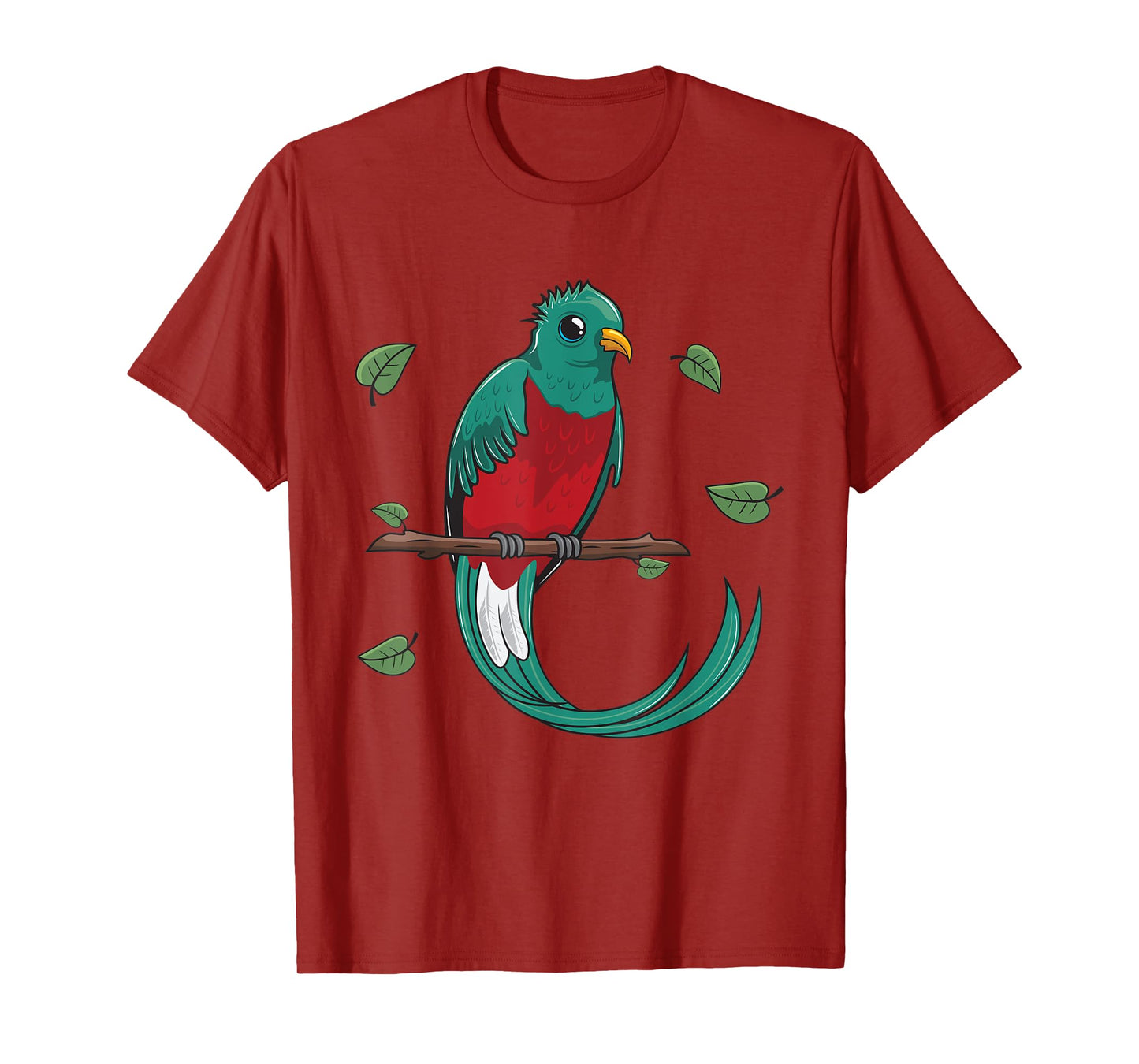 Cartoon Quetzal Bird I Kids I Parrot I Children Bird T-Shirt