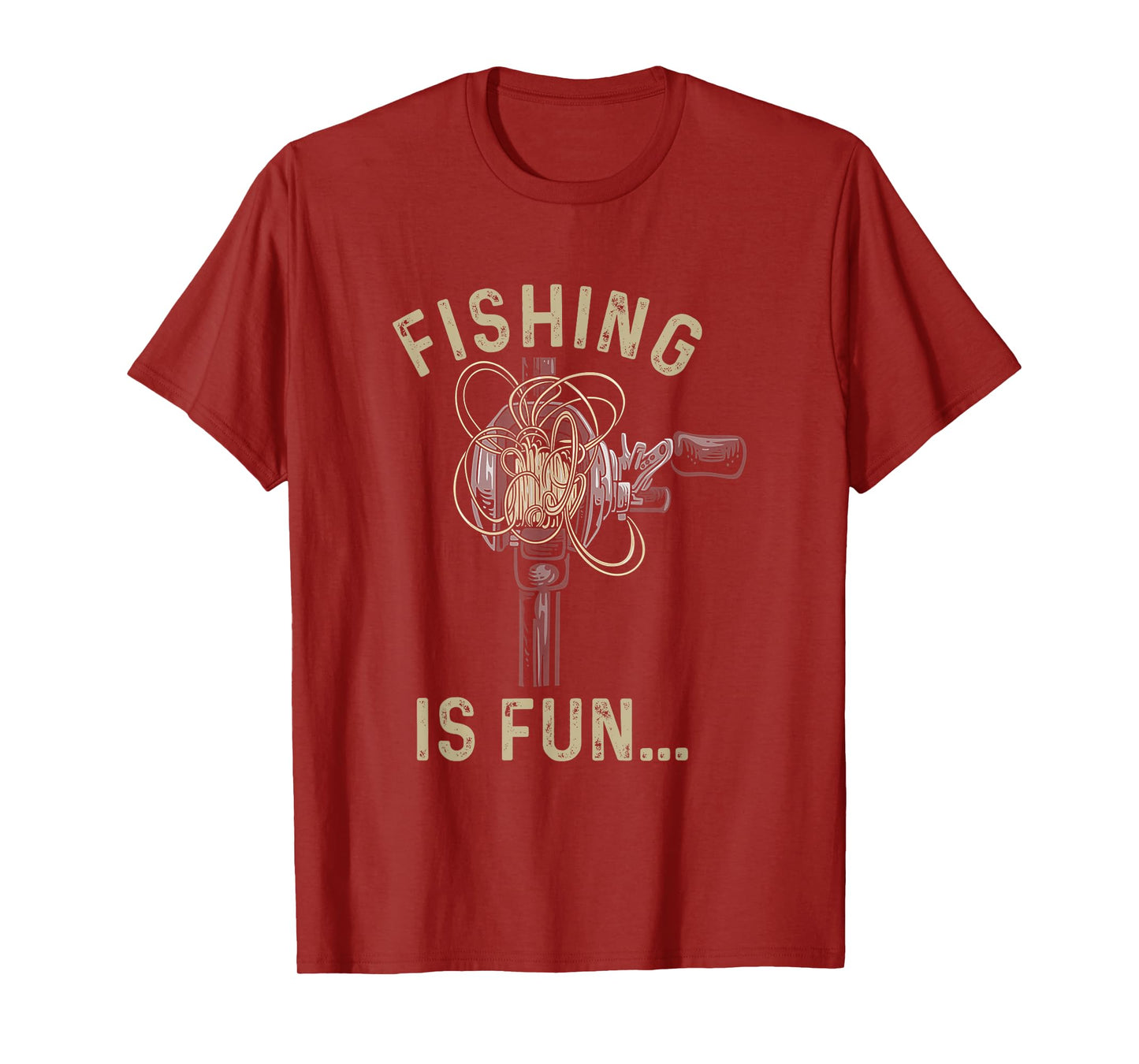 Fishing is fun Bird's Nest Funny T-Shirt
