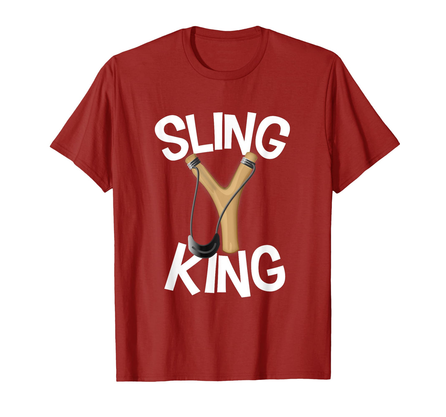 Funny Slingshot Humor New Slingshot Toy Kids Sling King T-Shirt