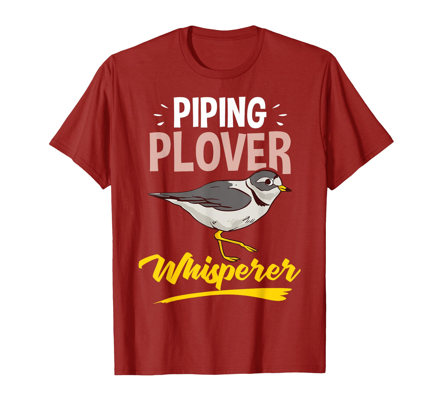 Piping Plover Bird Funny Cute Animal Watching T-Shirt