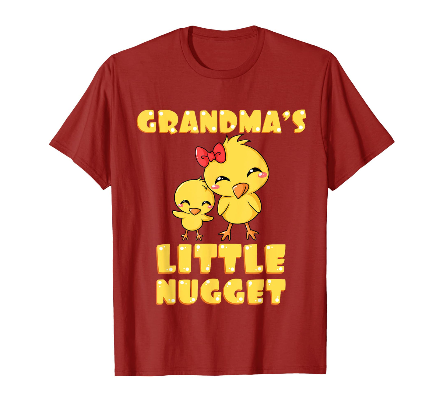 Grandma's Little Nugget Chicken Lover Grandma Mother's Day T-Shirt