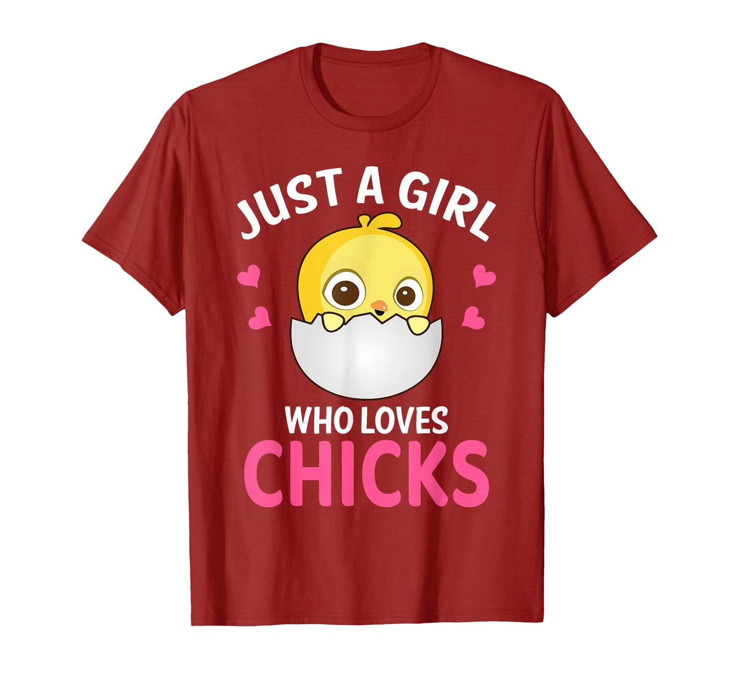Just A Girl Who Loves Chicks I Cute Chicken I Kids Chick T-Shirt