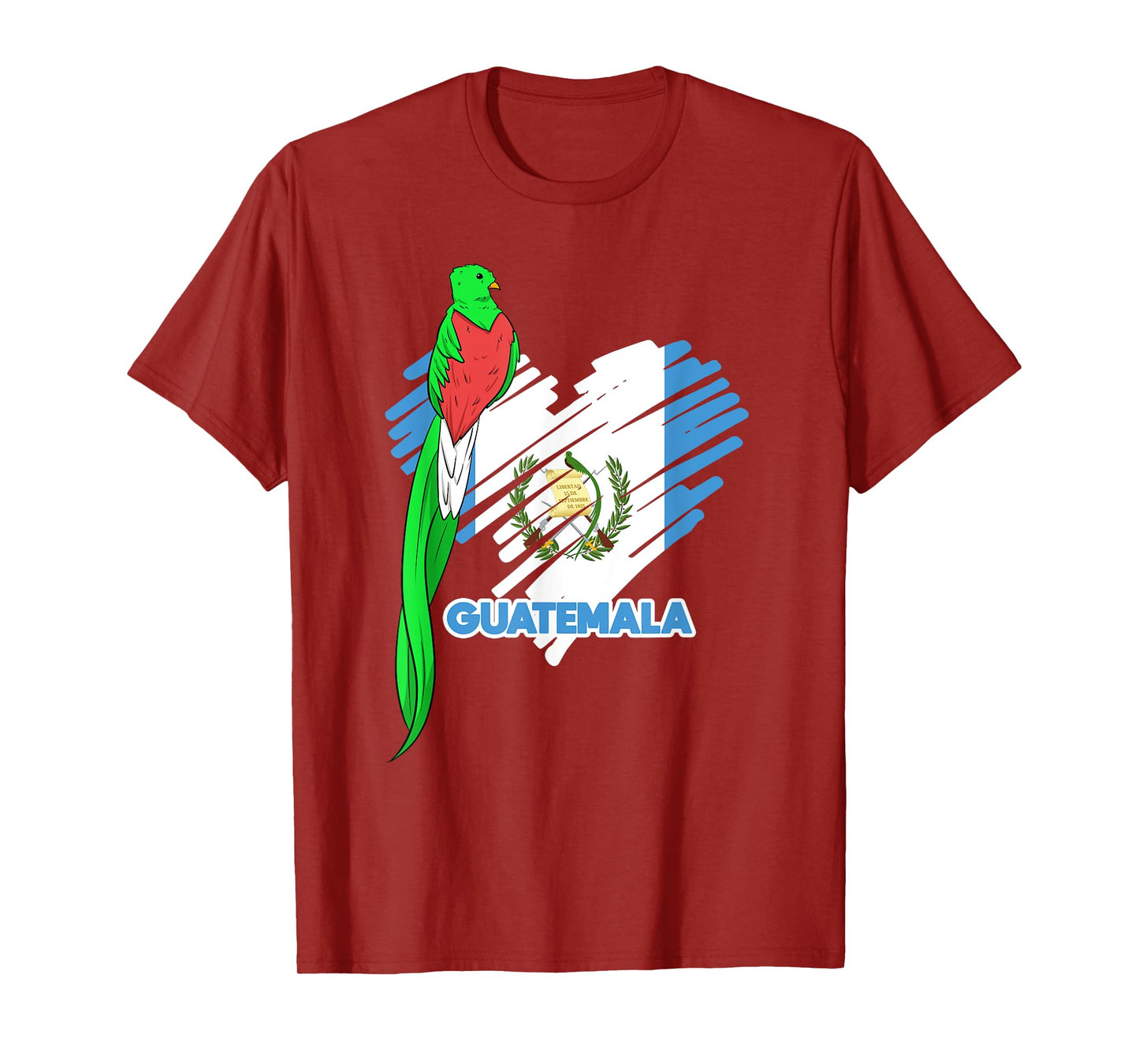 Guatemala Quetzal National Bird Guatemalan Flag Day T-Shirt