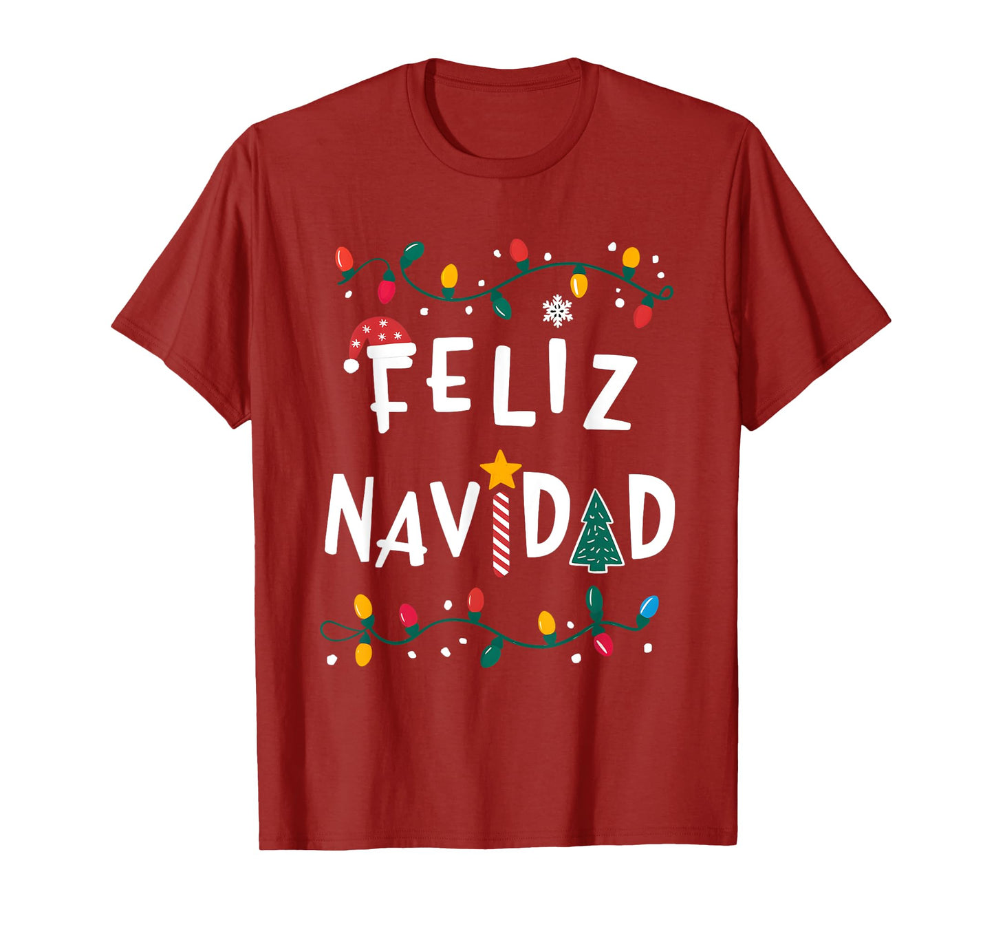 Feliz Navidad Shirt Funny Mexican Christmas in Spanish Xmas T-Shirt
