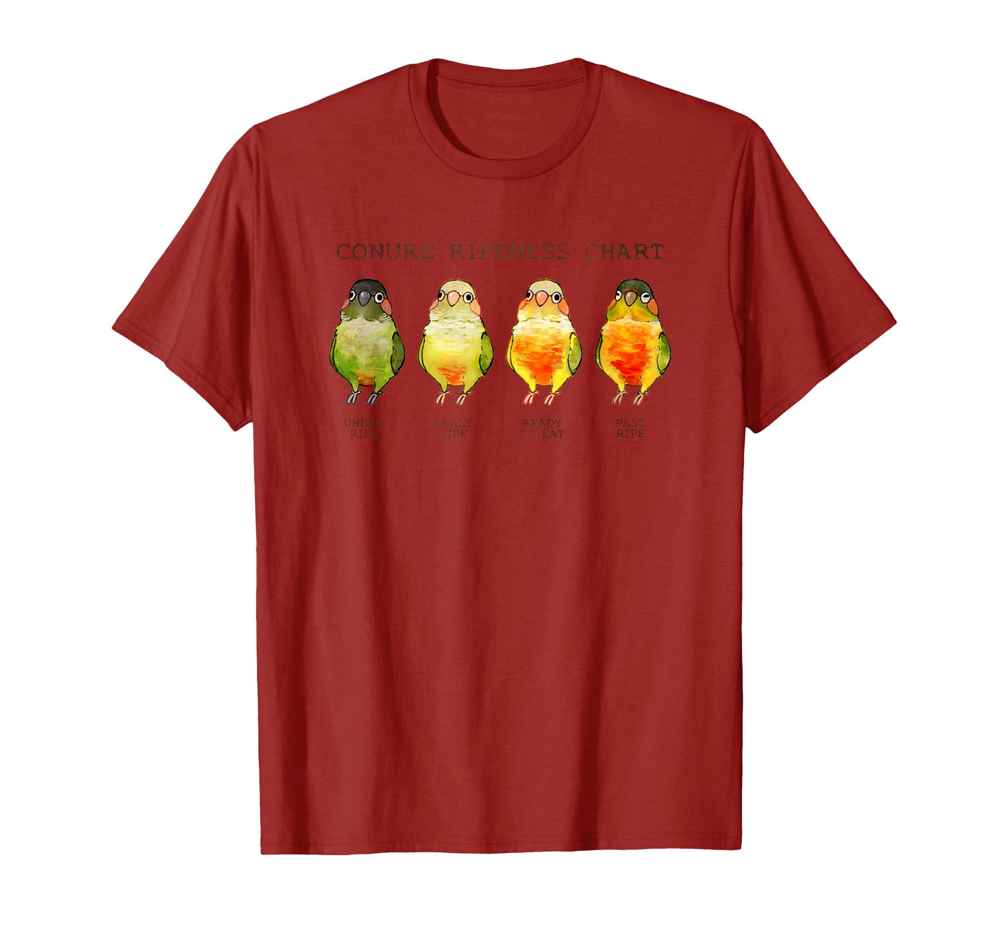Conure Ripeness Chart T-Shirt