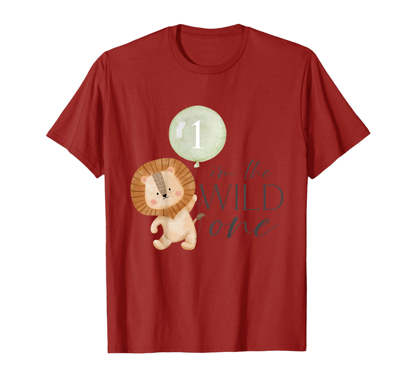 Kids I'm The Wild One Matching Family 1st Birthday Lion Boy Girl T-Shirt