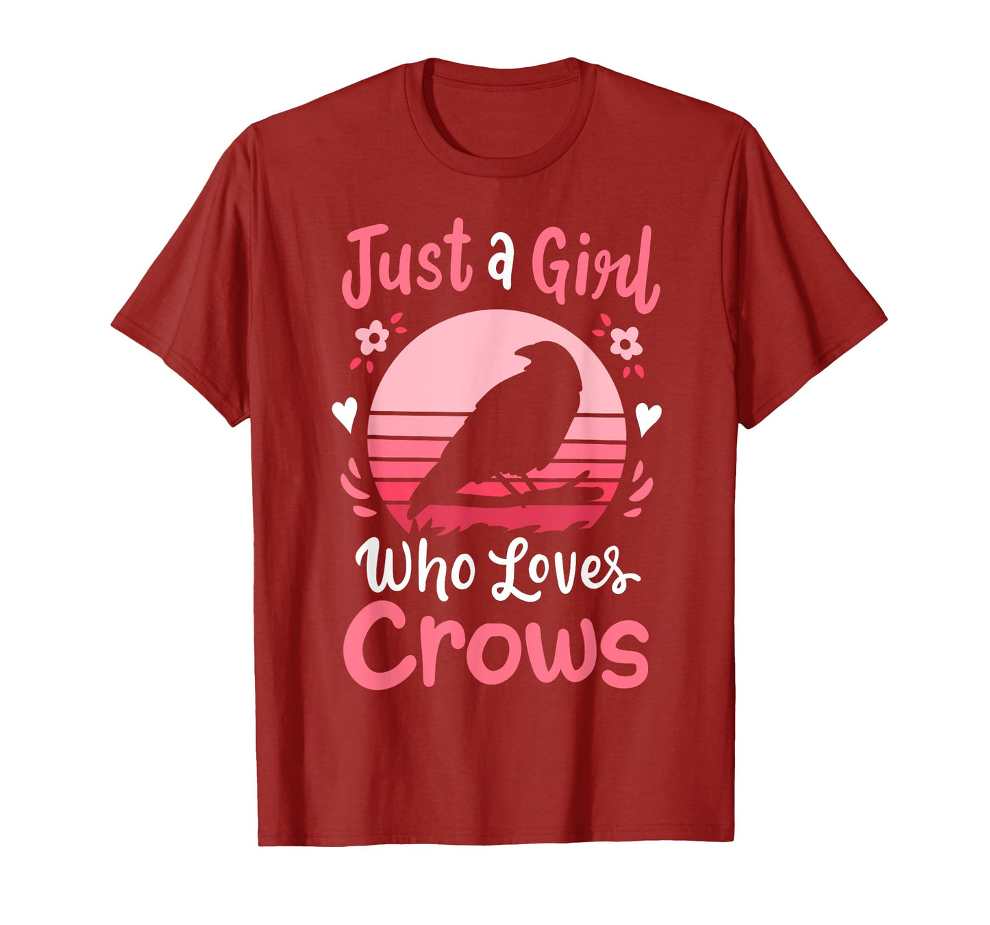 Crow Just a Girl Who Loves Crows T-Shirt