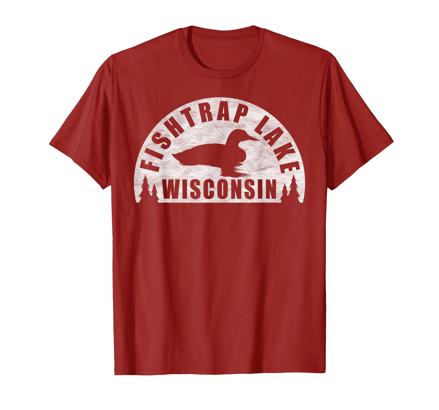 Fishtrap Lake Northern Wisconsin Loon T-Shirt