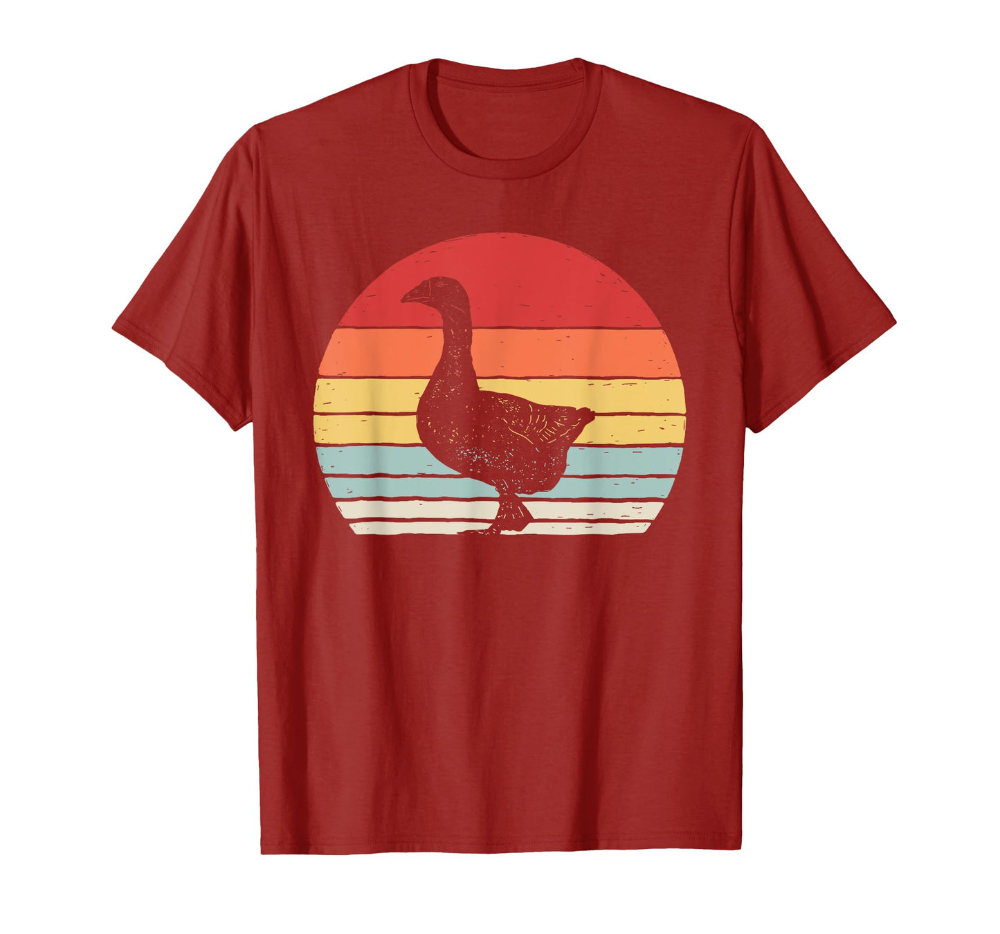 Catch Some Rays Vintage Retro Goose Black Unisex T-Shirt