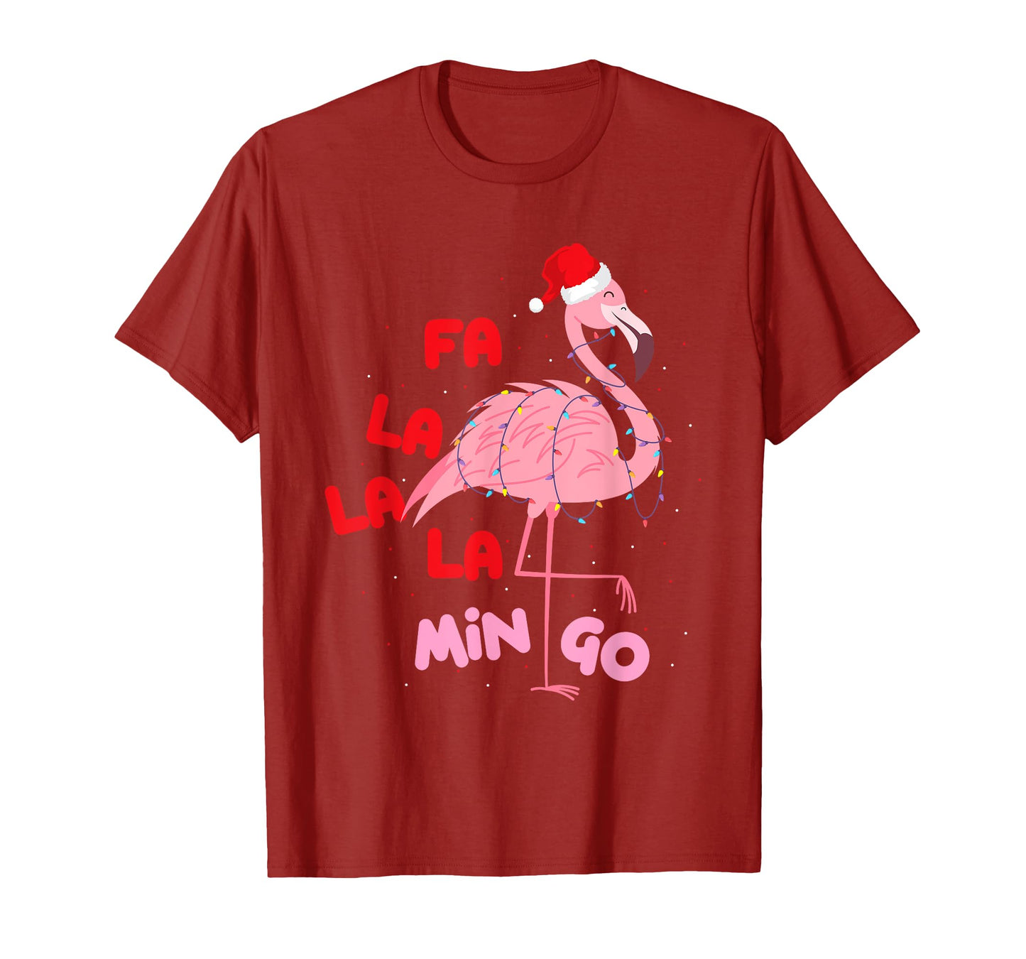 Fa La La La Mingo - Cute Flamingo Christmas Xmas T-Shirt