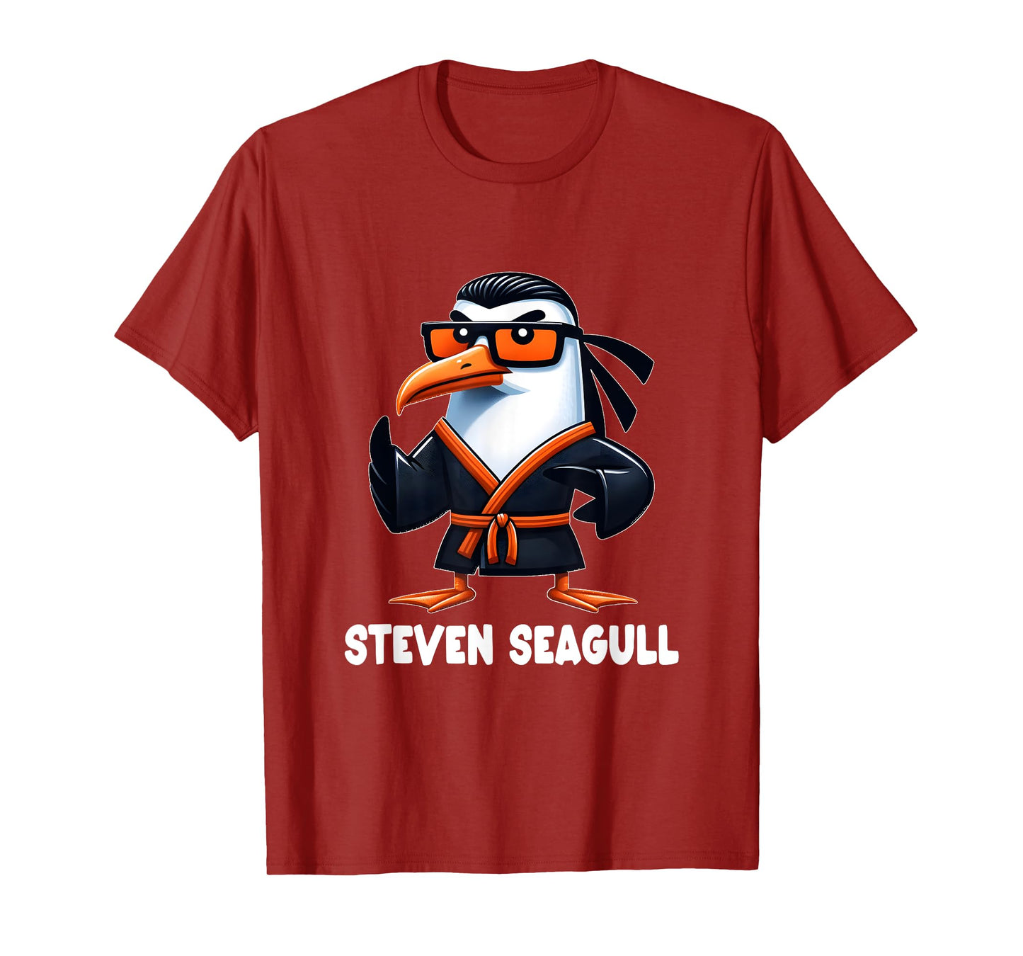Steven Seagull Funny Martial Arts Lover T-Shirt T-Shirt