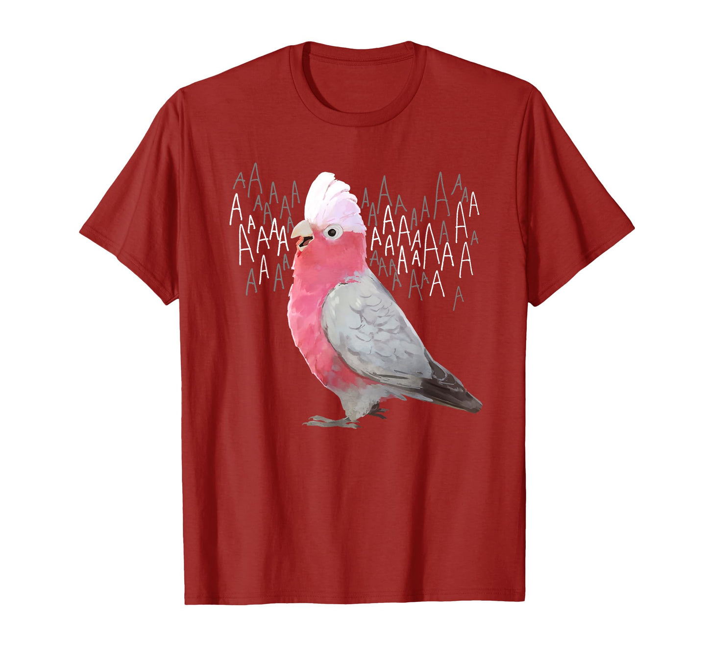 Screaming Galah Rose-Breasted Cockatoo T-Shirt