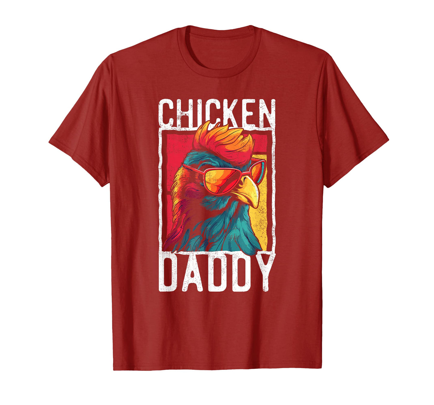 Lustige Hhner, Hahn & Landleben Designs Chicken Daddy - a Fun Design for Every Rooster in the Basket T-Shirt
