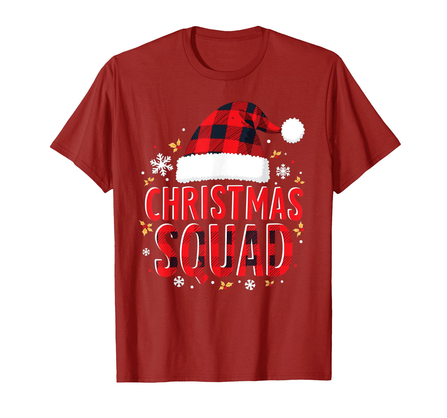 Christmas Squad Family Group Matching Christmas Pajama T-Shirt