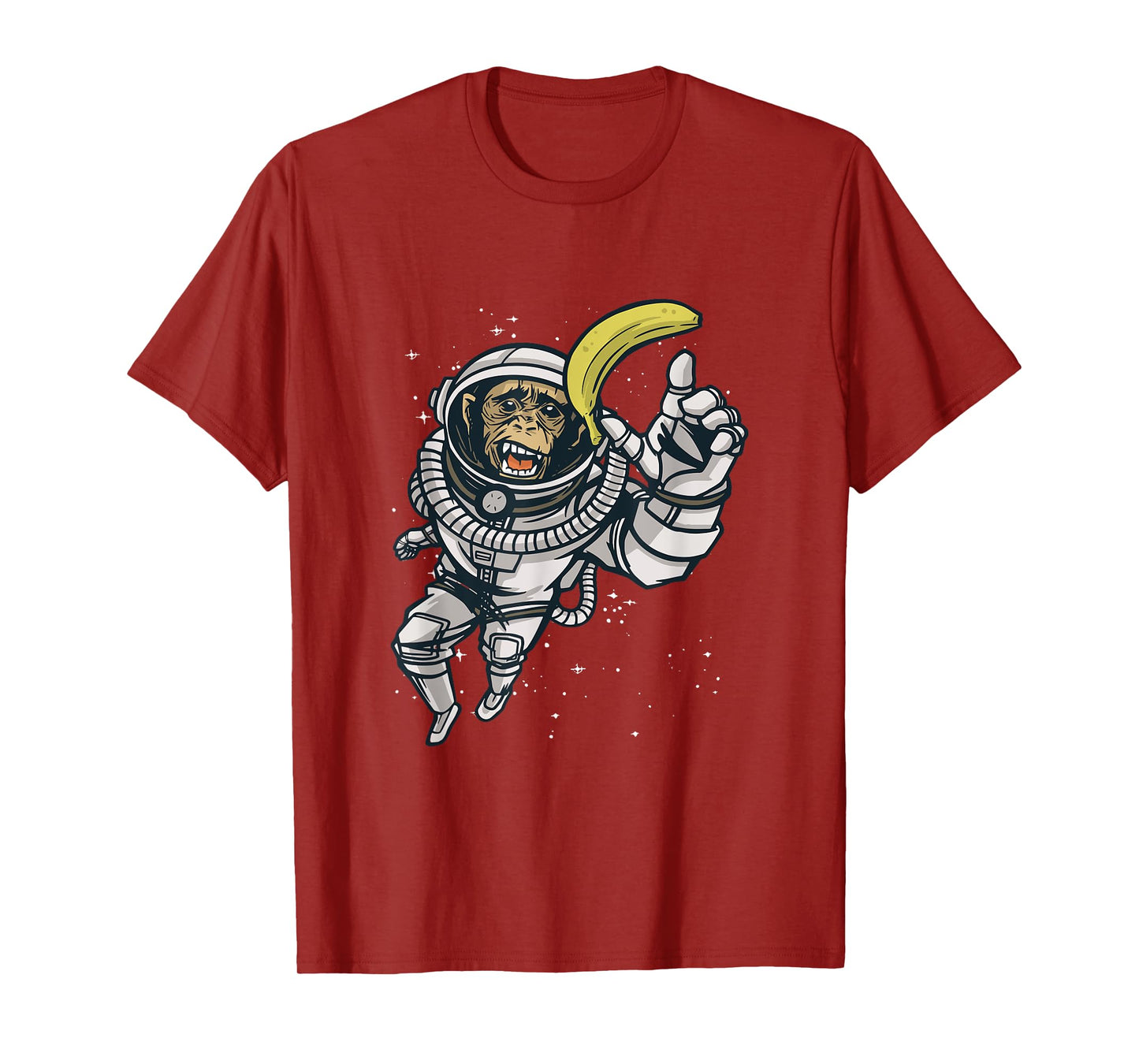 Funny Astronaut Monkey Chimpanzee Chimp Space Humor Meme T-Shirt
