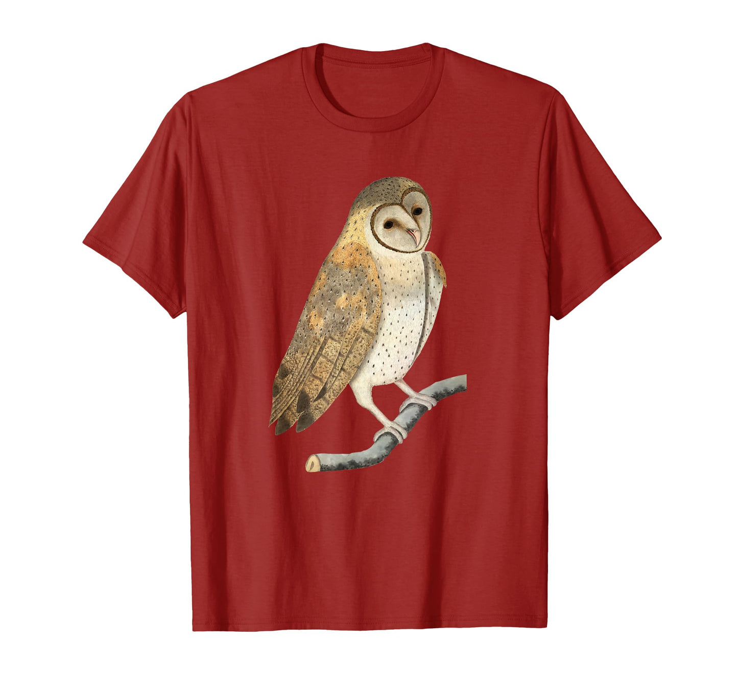 Barn Owl Wildlife Bird of Prey Vintage Graphic T-shirt