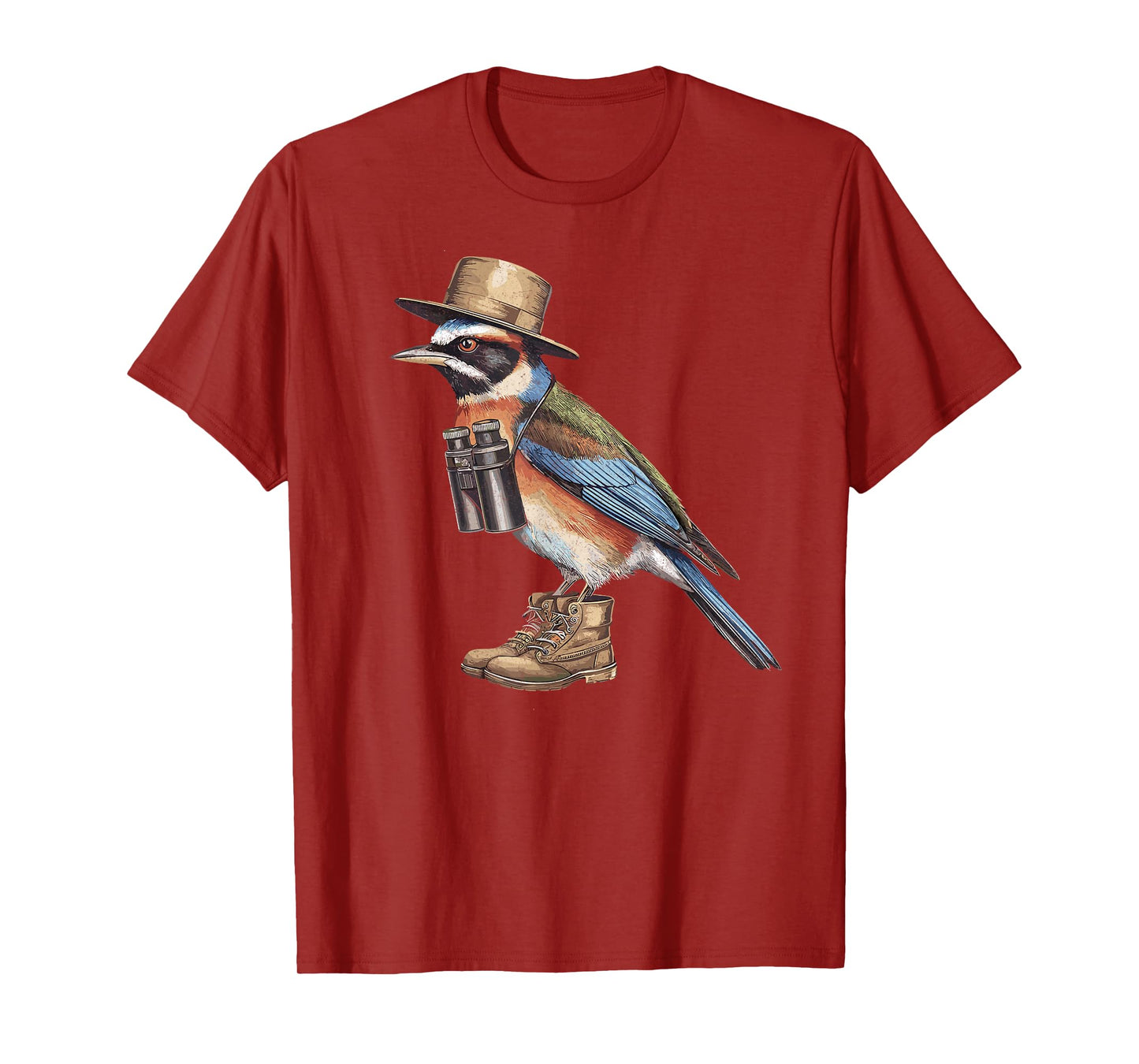 Bird Nerd Funny Birdwatching Birding Binocular Watcher Gifts T-Shirt