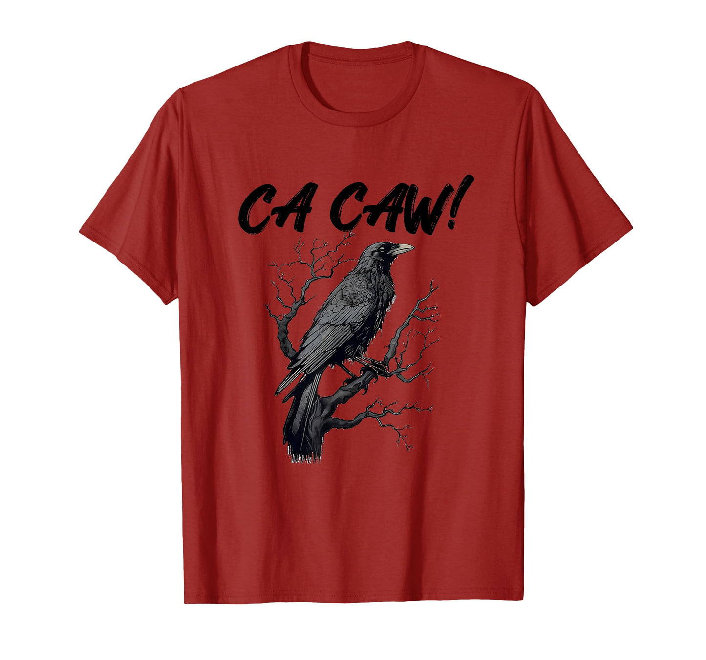 Funny Blackbird Crow Ca Caw Bird Watching Crow Lovers T-Shirt