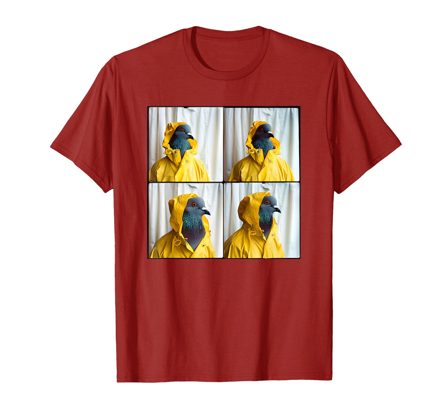 Funny Pigeon Photobooth Weird Animal Pigeon Fancier T-Shirt