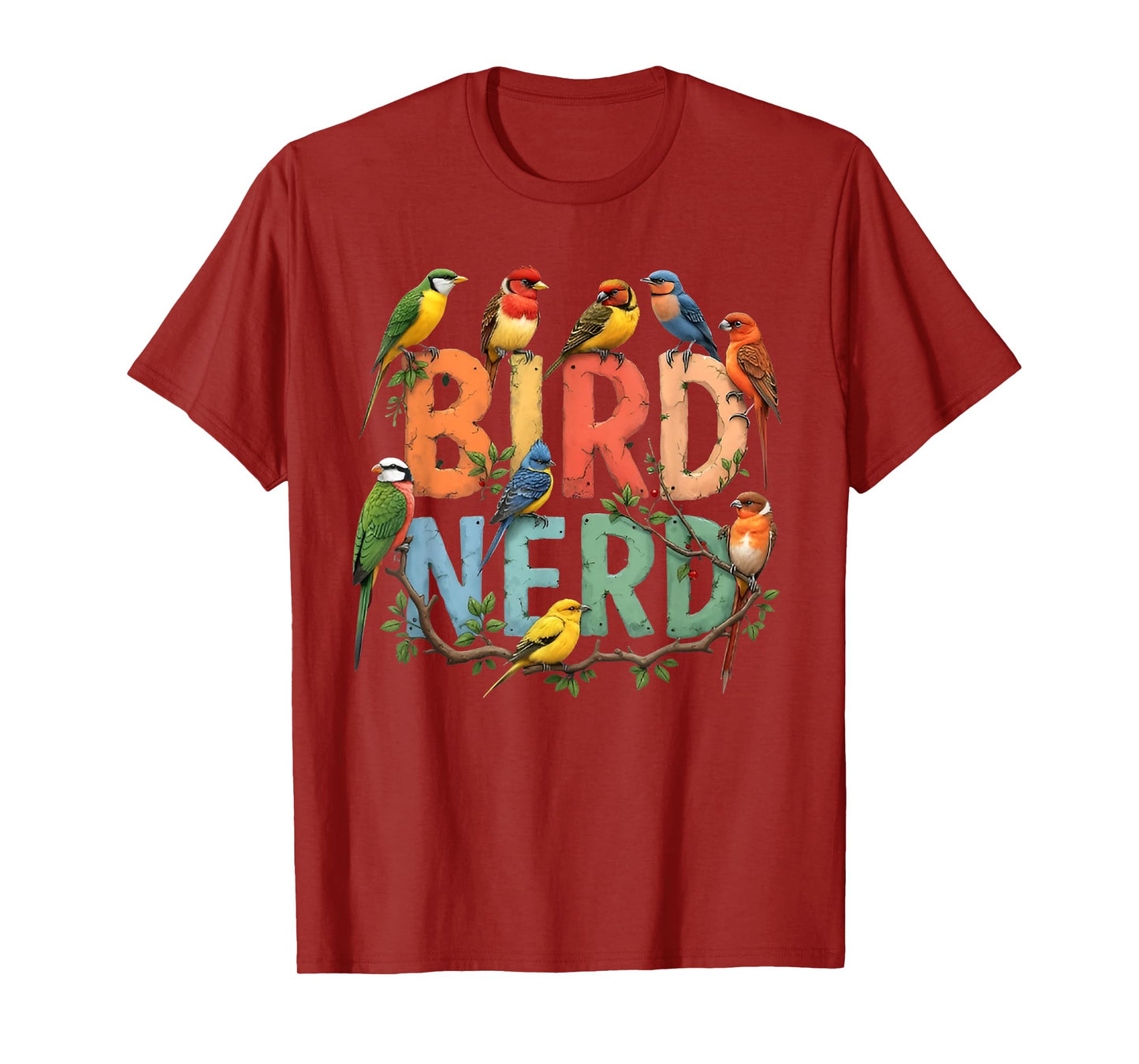 Bird Nerd Funny Bird Watching Birding Bird Lover Watcher T-Shirt