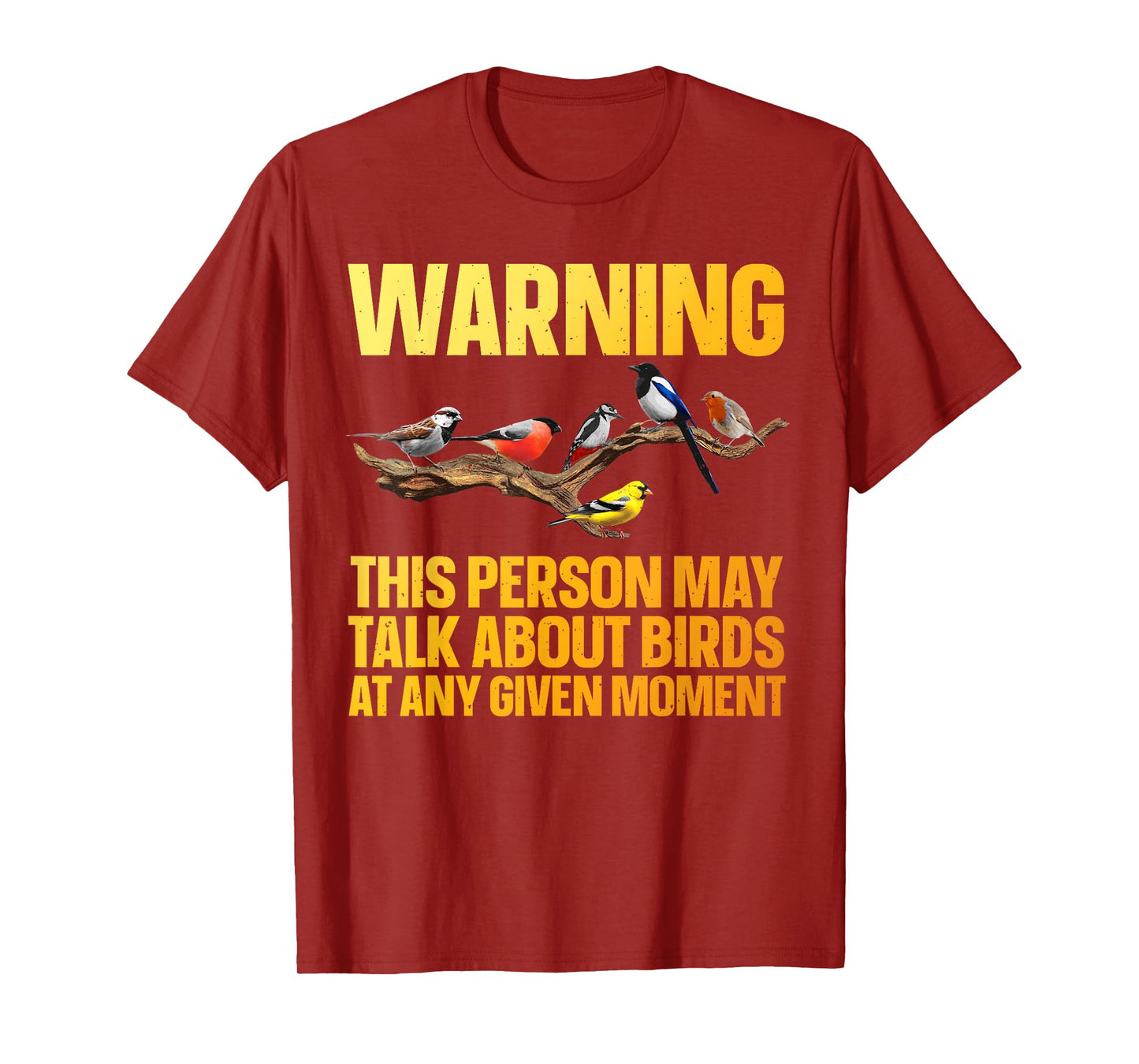 Funny Bird Watching Art For Men Women Bird Watcher Birding T-Shirt