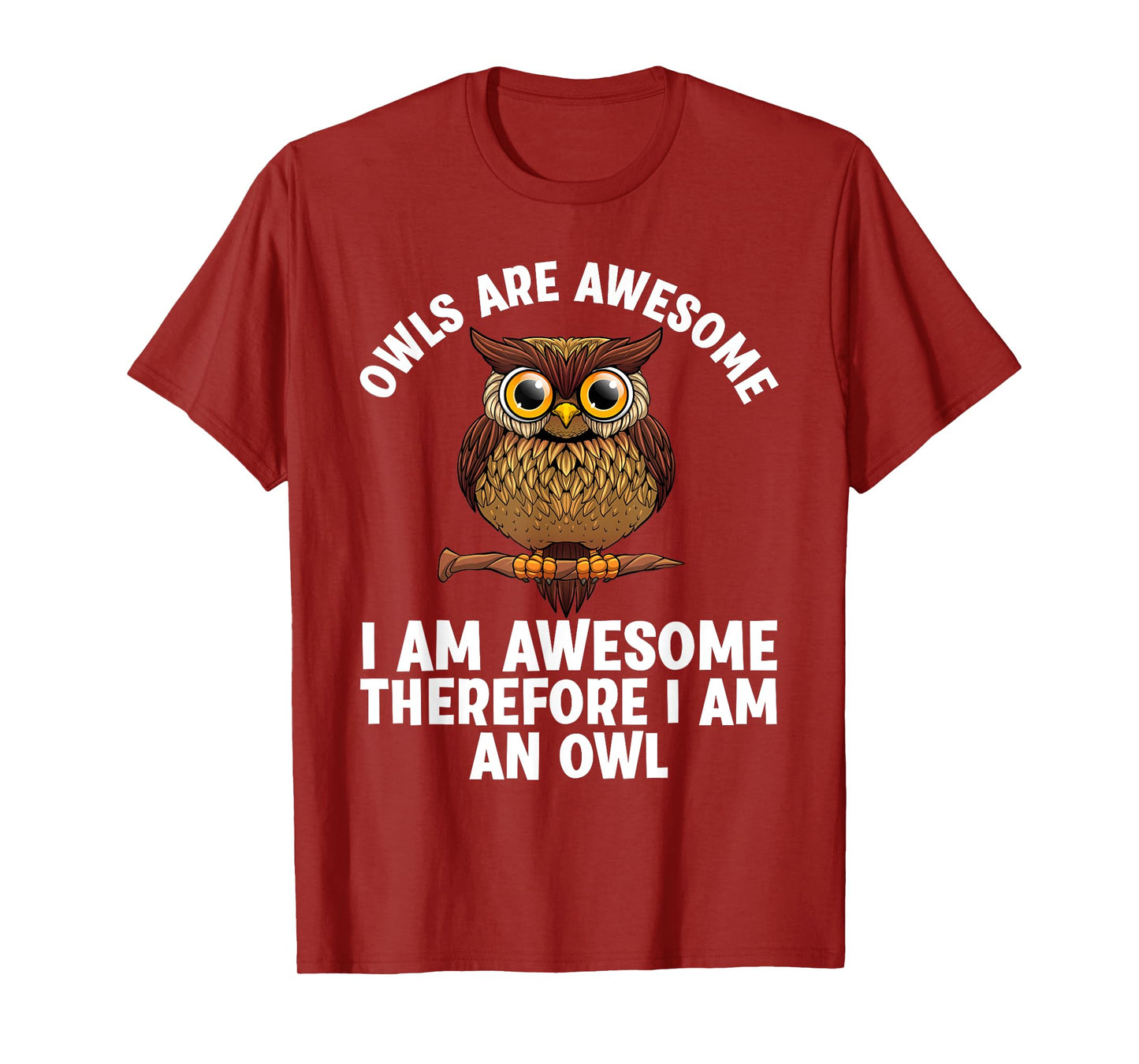 Funny Owl Design For Men Women Night Owl Animal Owl Lover T-Shirt, Small, Black