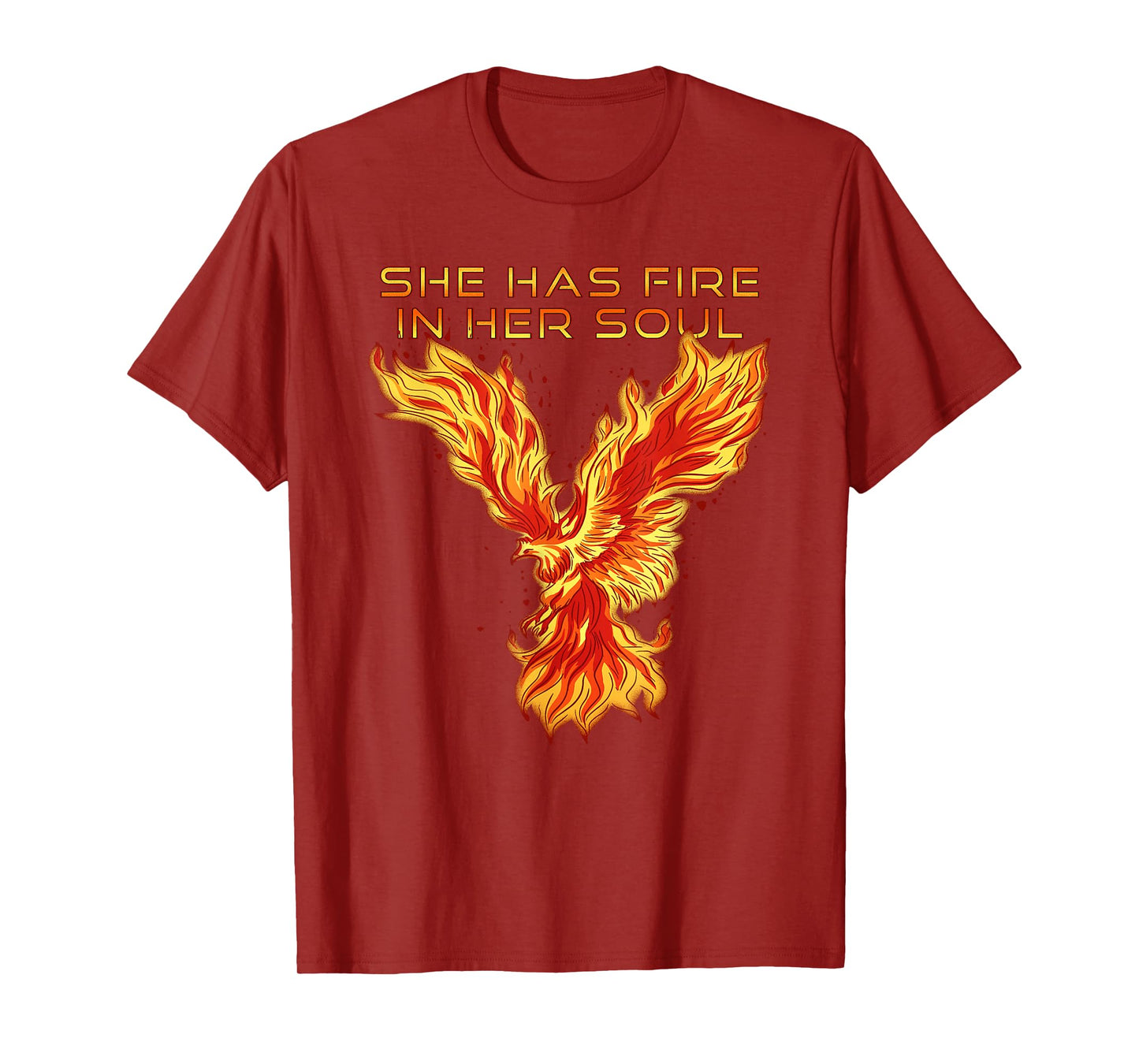 Phoenix Bird She Has Fire In Her Soul T-Shirt