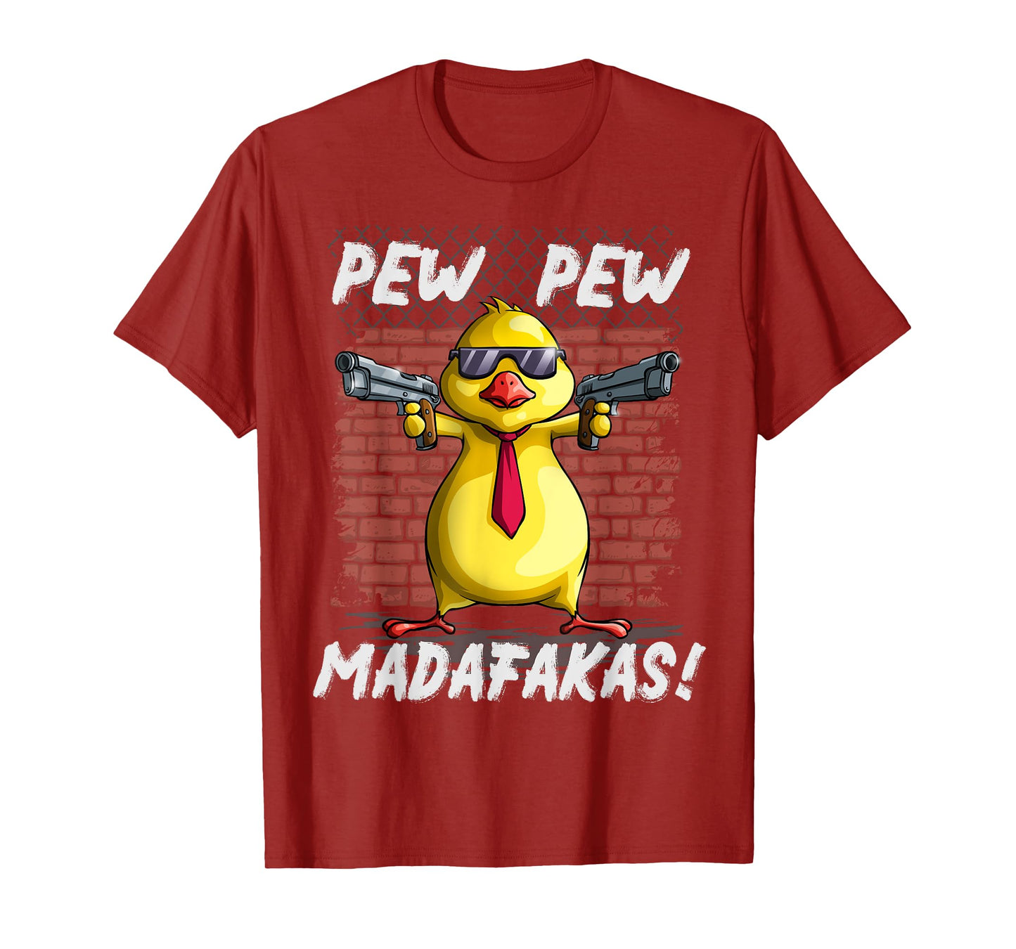Funny Chicks PewPewPew Madafakas Crazy Chick Pew Gift T-Shirt