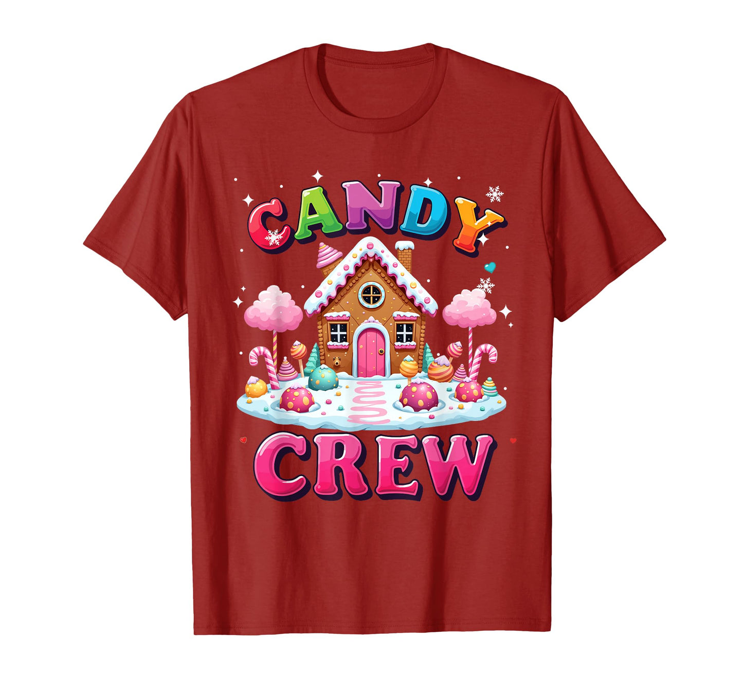 Candy Land Candy Crew Decorations Sweetie Candy Squad Xmas T-Shirt