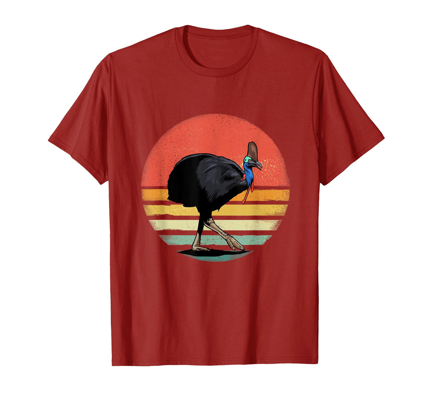 Retro Vintage Cassowary Bird Animal Bird Lover Bird Watcher T-Shirt
