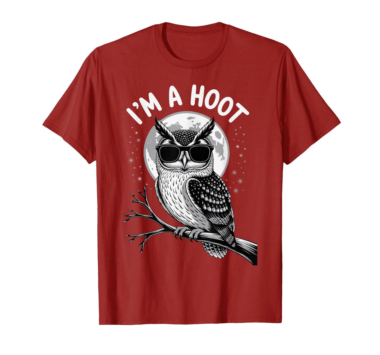 Funny I´m a Hoot Owl Bird Lover Sarcastic Owl Design T-Shirt