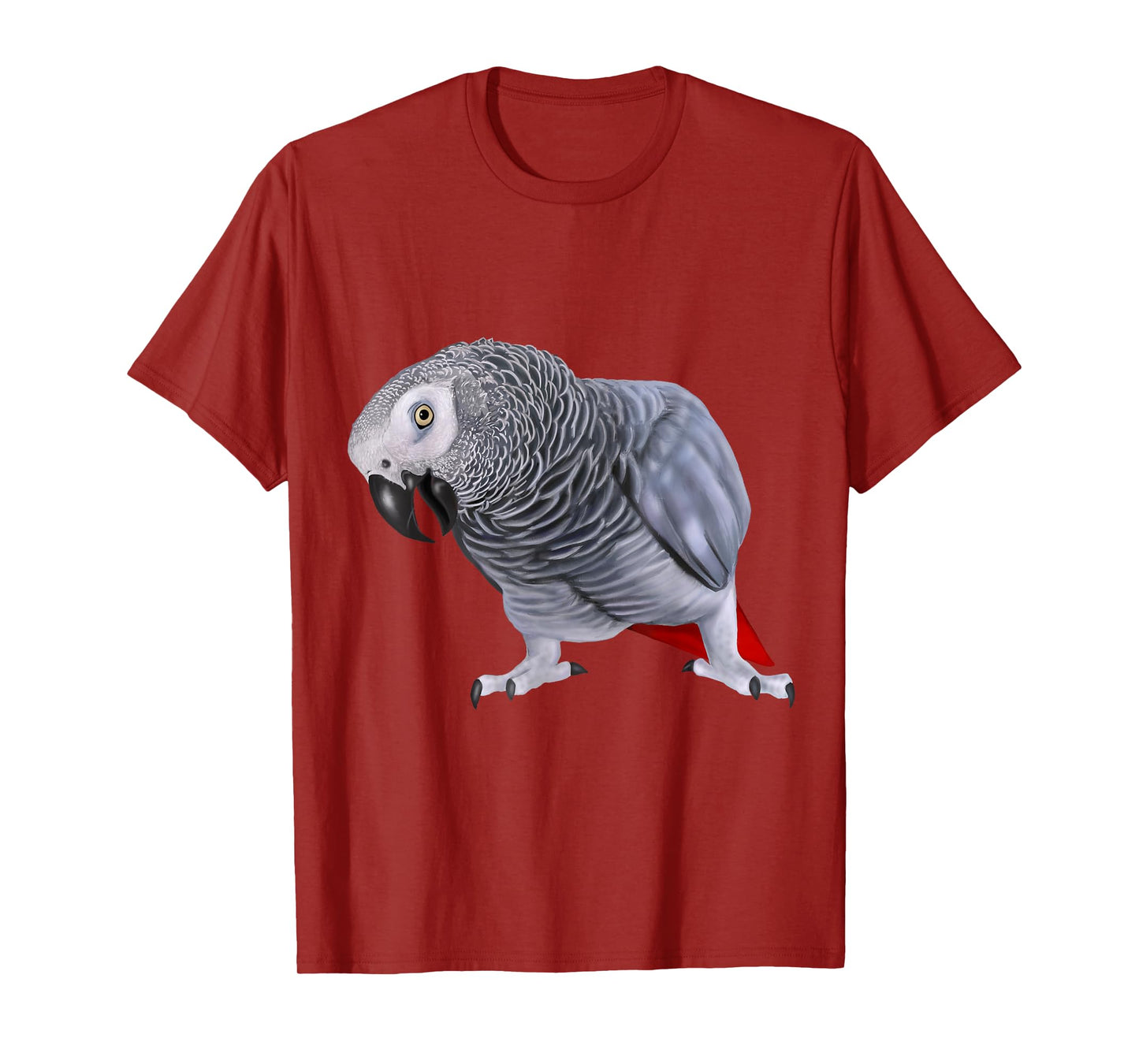 African Grey Parrot Bird T-Shirt