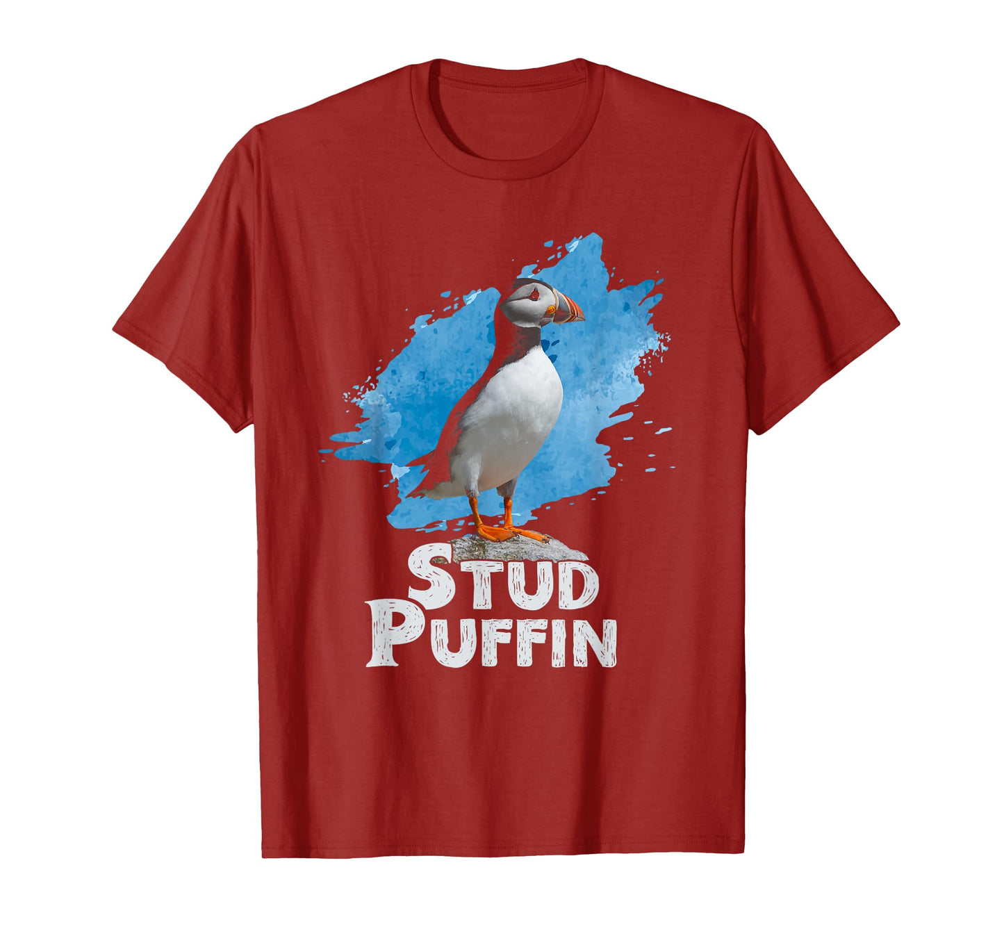 Stud Puffin Pajamas Retro Vintage Style Stud Puffin Bird T-Shirt