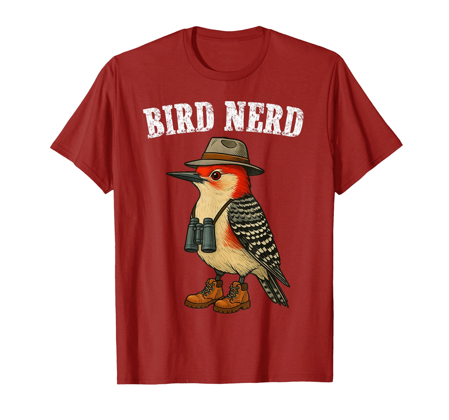 Bird Nerd Vintage Bird Lover Birding Funny Bird Watching T-Shirt
