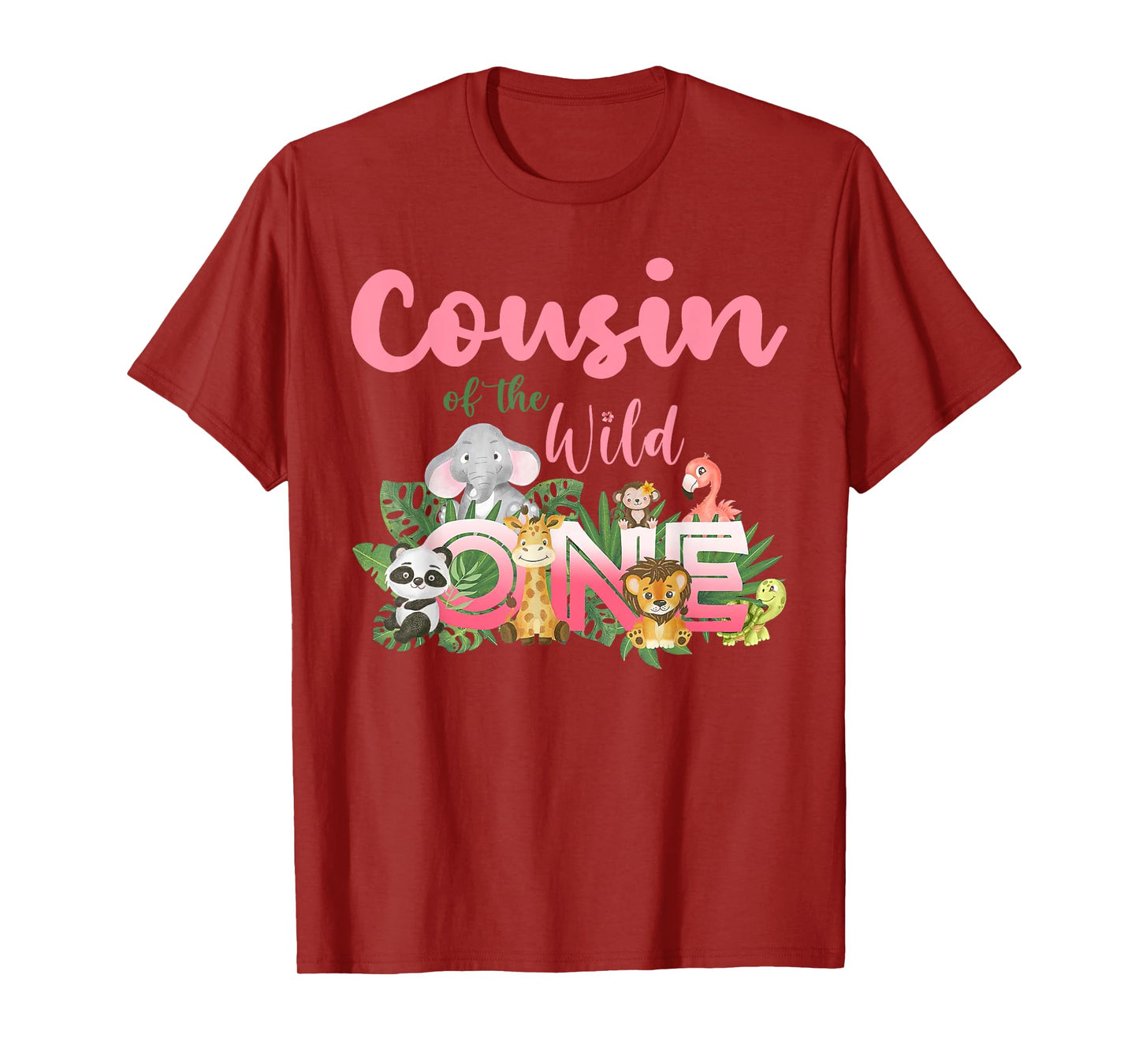 Cousin Of The Wild One Birthday 1st Safari Jungle Family T-Shirt
