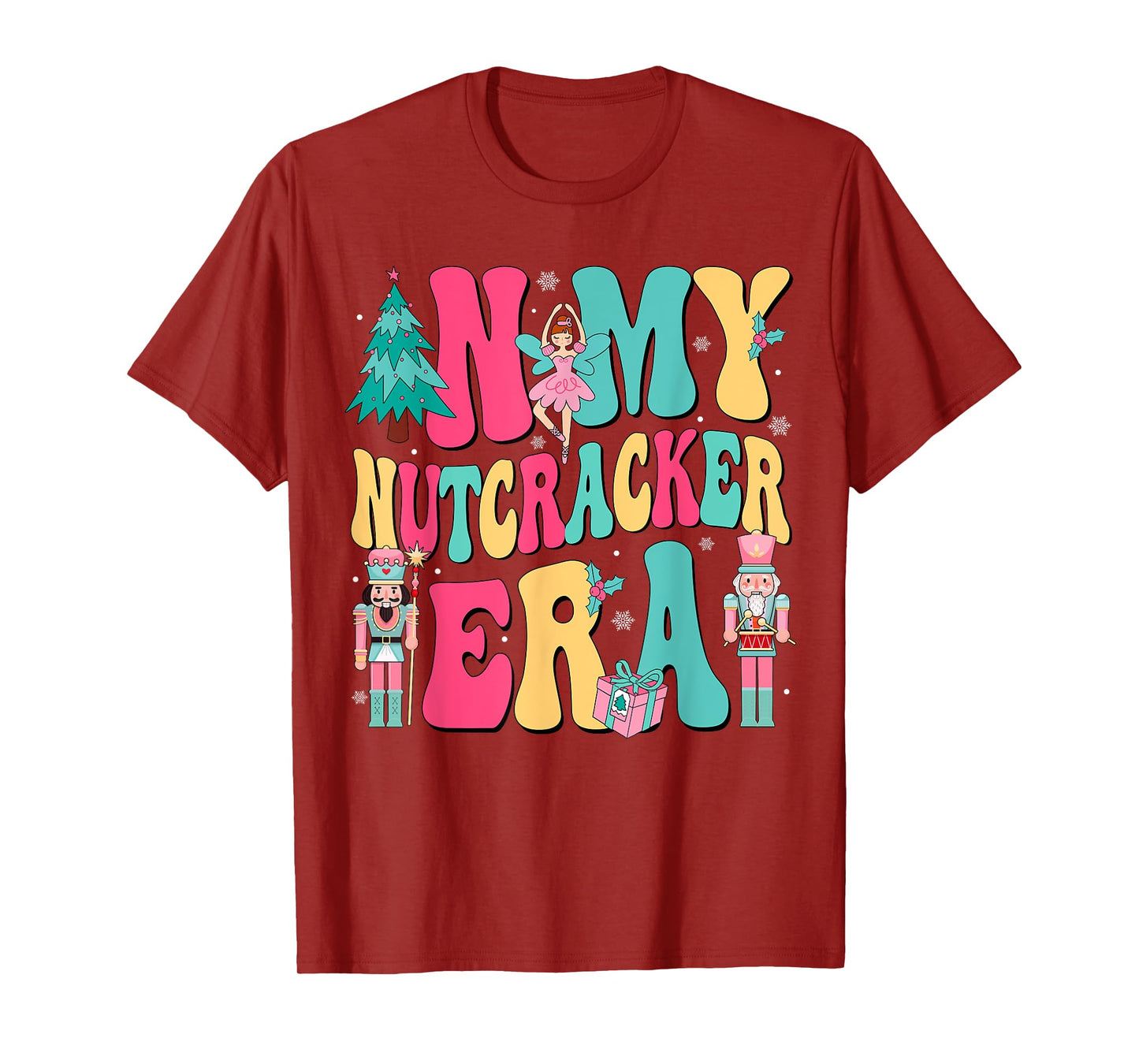 Pink Nutcracker Squad In My Nutcracker Era Pink Christmas T-Shirt